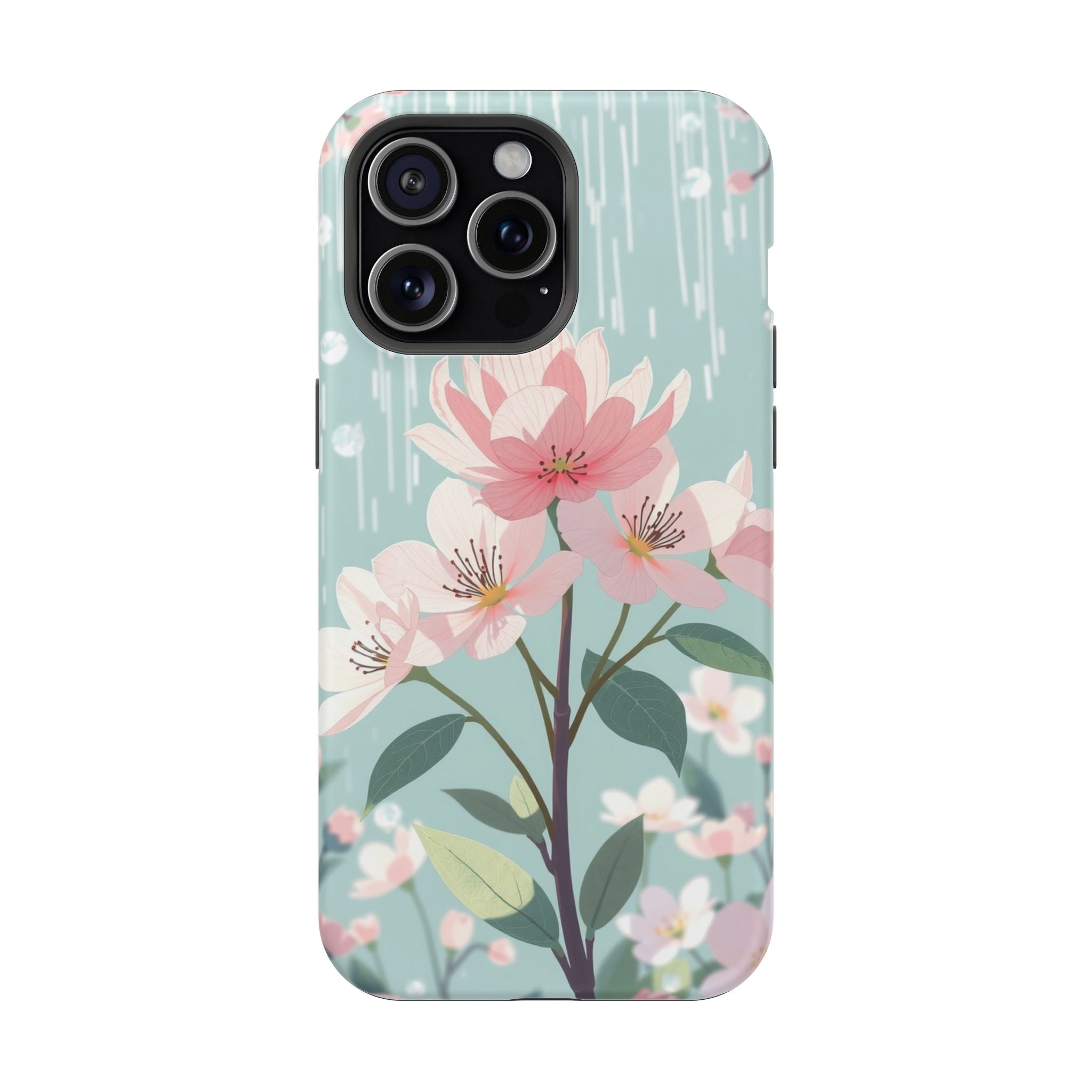 iPhone Mint And Blush Spring Shower Bloom Slim iPhone Everyday Designer · iPhone
