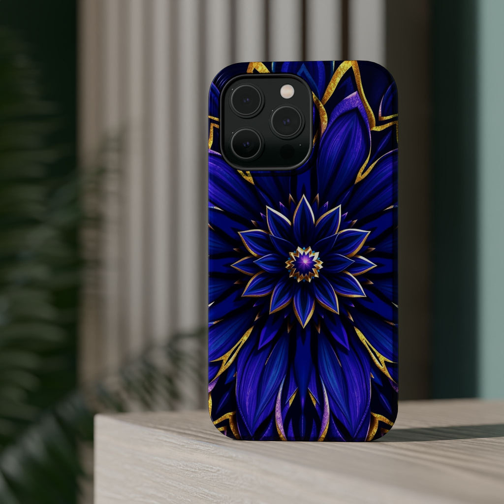 iPhone Floral Mandala Electric Art 14 Slim Everyday Designer Case · iPhone Case