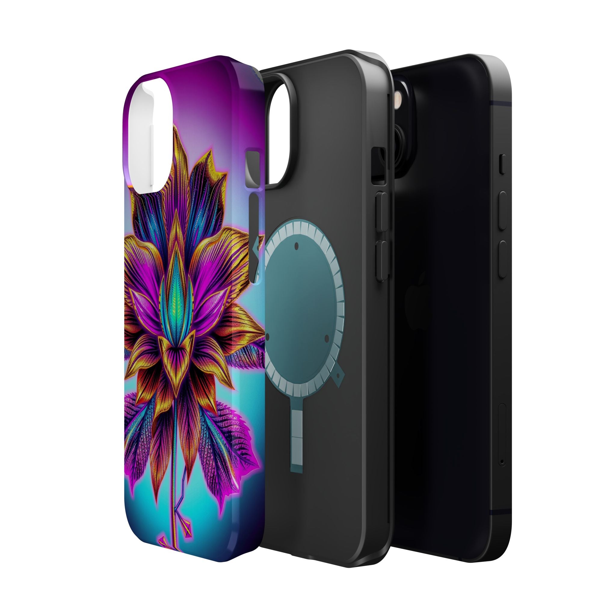 iPhone Floral Gold Foil Mystic Art Bold Modern Everyday Snap Case · iPhone Case