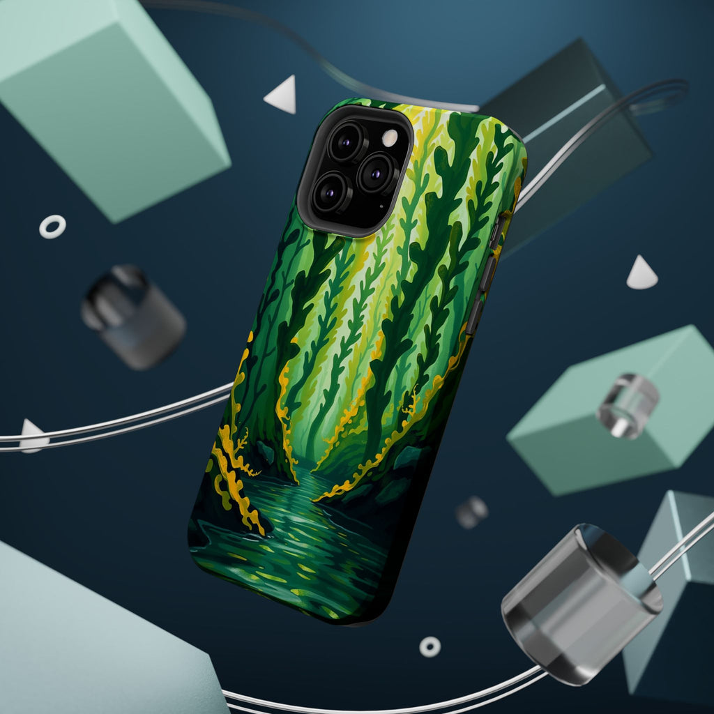 iPhone Kelp Forest Oil Painting Impressionist Slim iPhone Everyday · iPhone Case