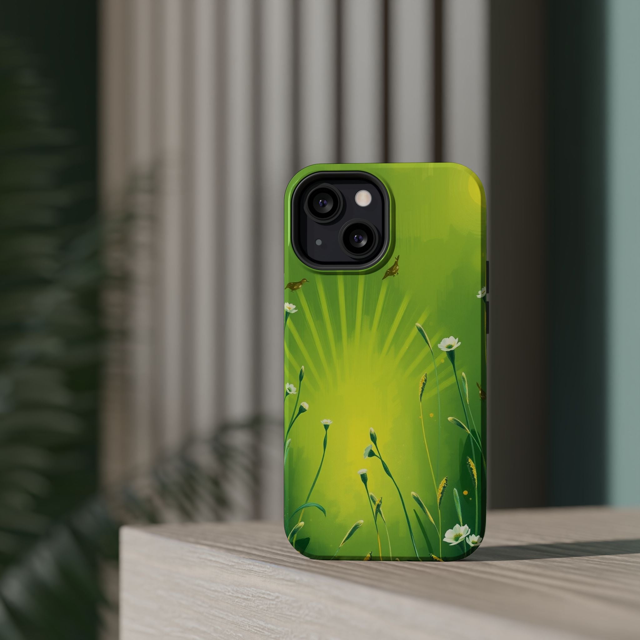 iPhone Spring Meadow Cinematic Art Bold Modern Everyday Snap Case · iPhone Case