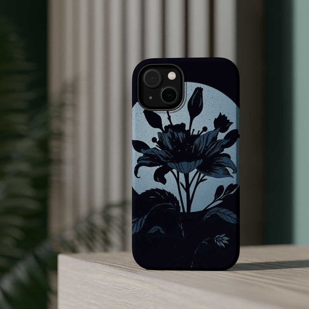 iPhone Radiant Floral Silhouette Design Slim Everyday Designer Case · iPhone Cas