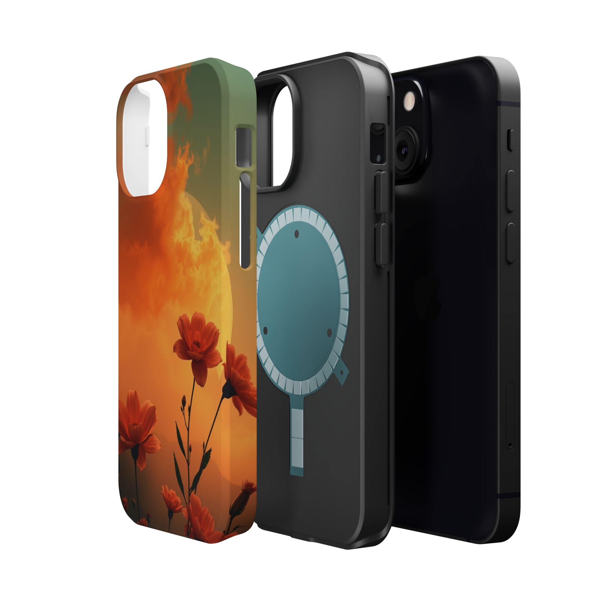 iPhone Floral Ombre Enchanted Art Bold Modern Everyday Snap Case · iPhone Case