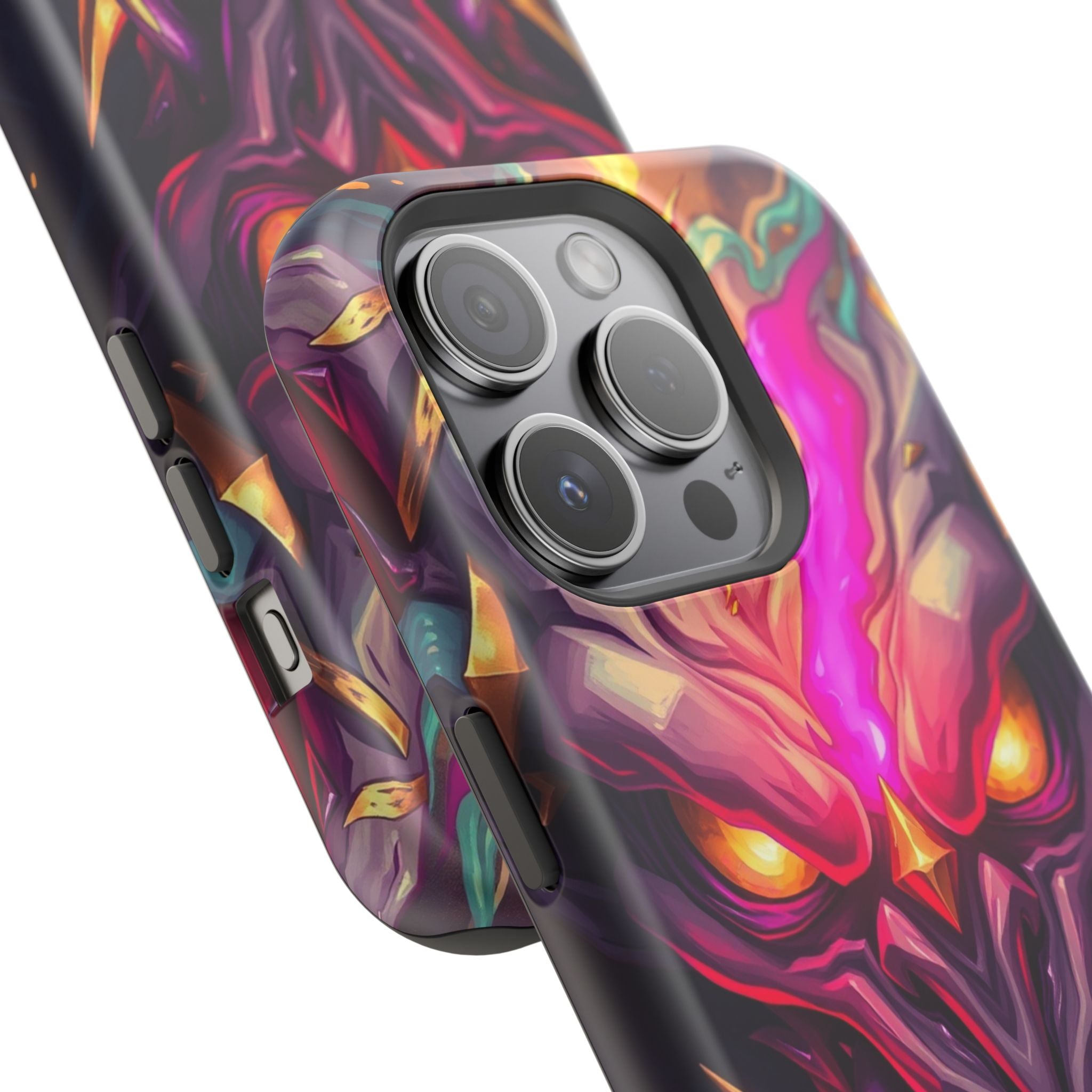 iPhone Chaos Goblin Energy Gold Foil Luxury Slim Everyday Designer Case · iPhone