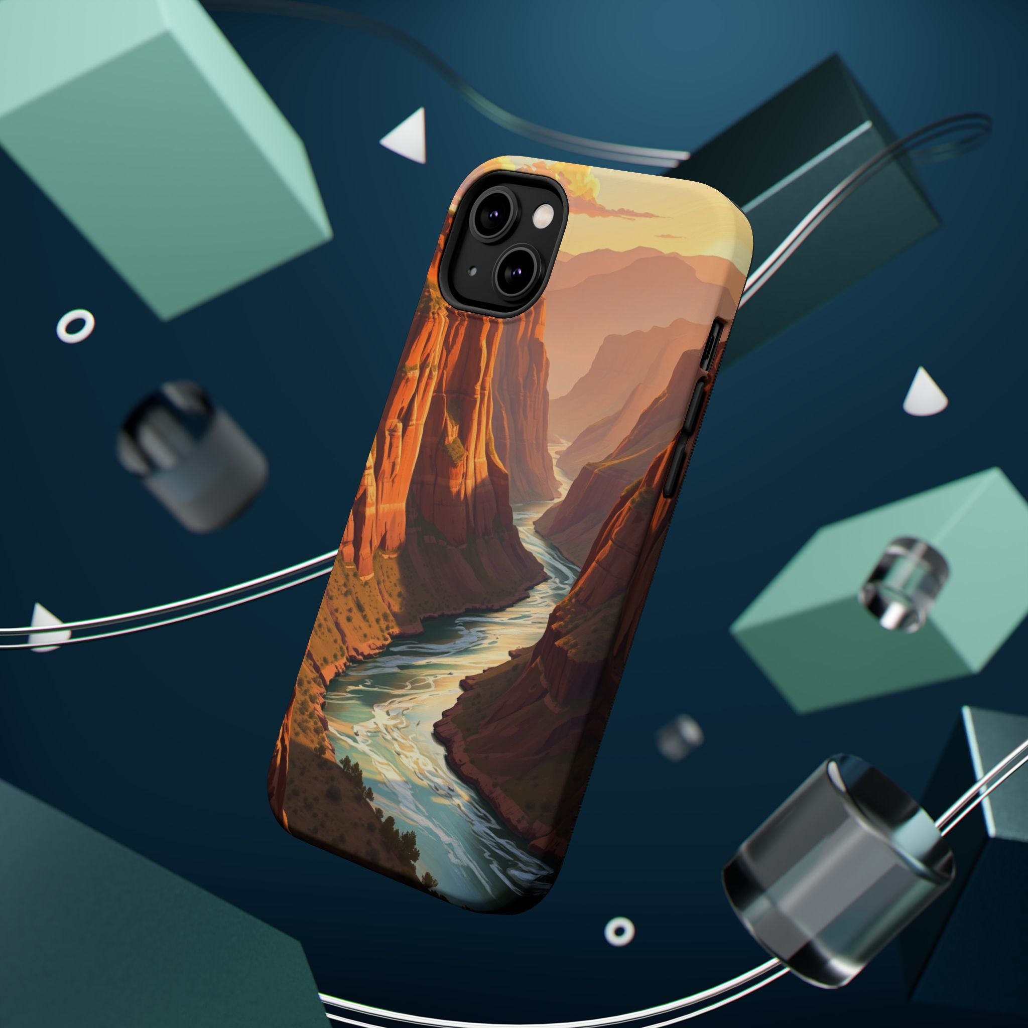 iPhone River Canyon Mystic Art Slim Everyday Designer Case · iPhone Case