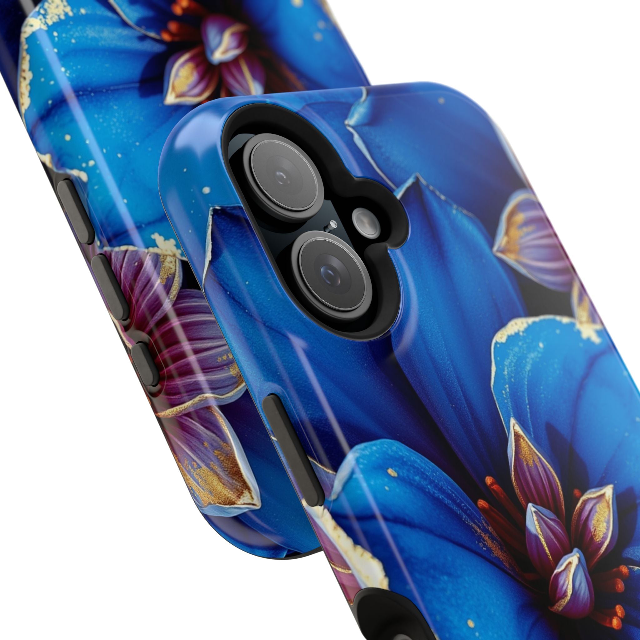 iPhone Floral Gold Foil Serene Design Slim Snap Case Ga · iPhone Case