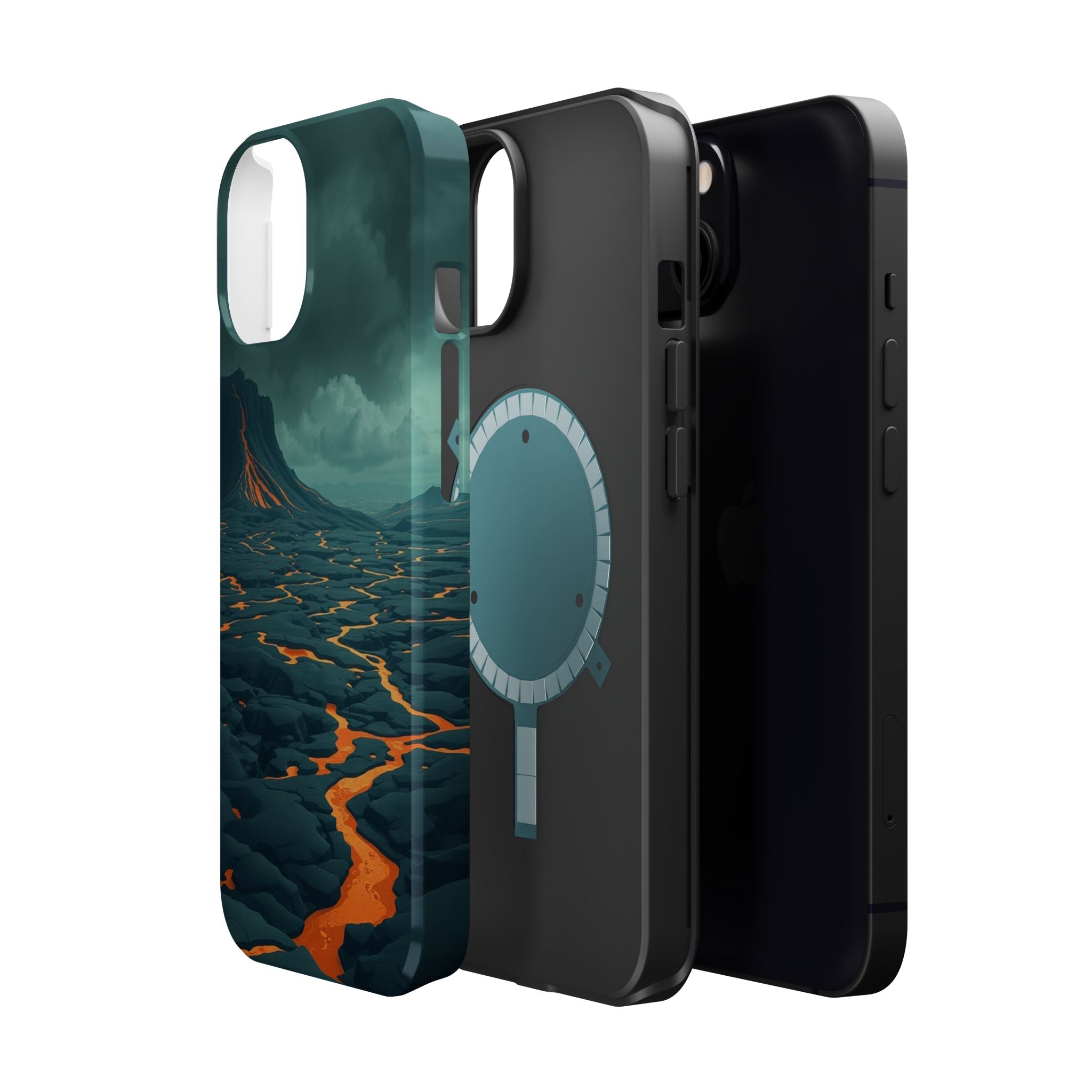 iPhone Radiant Lava Field Design 18 Slim Everyday Designer Case · iPhone Case