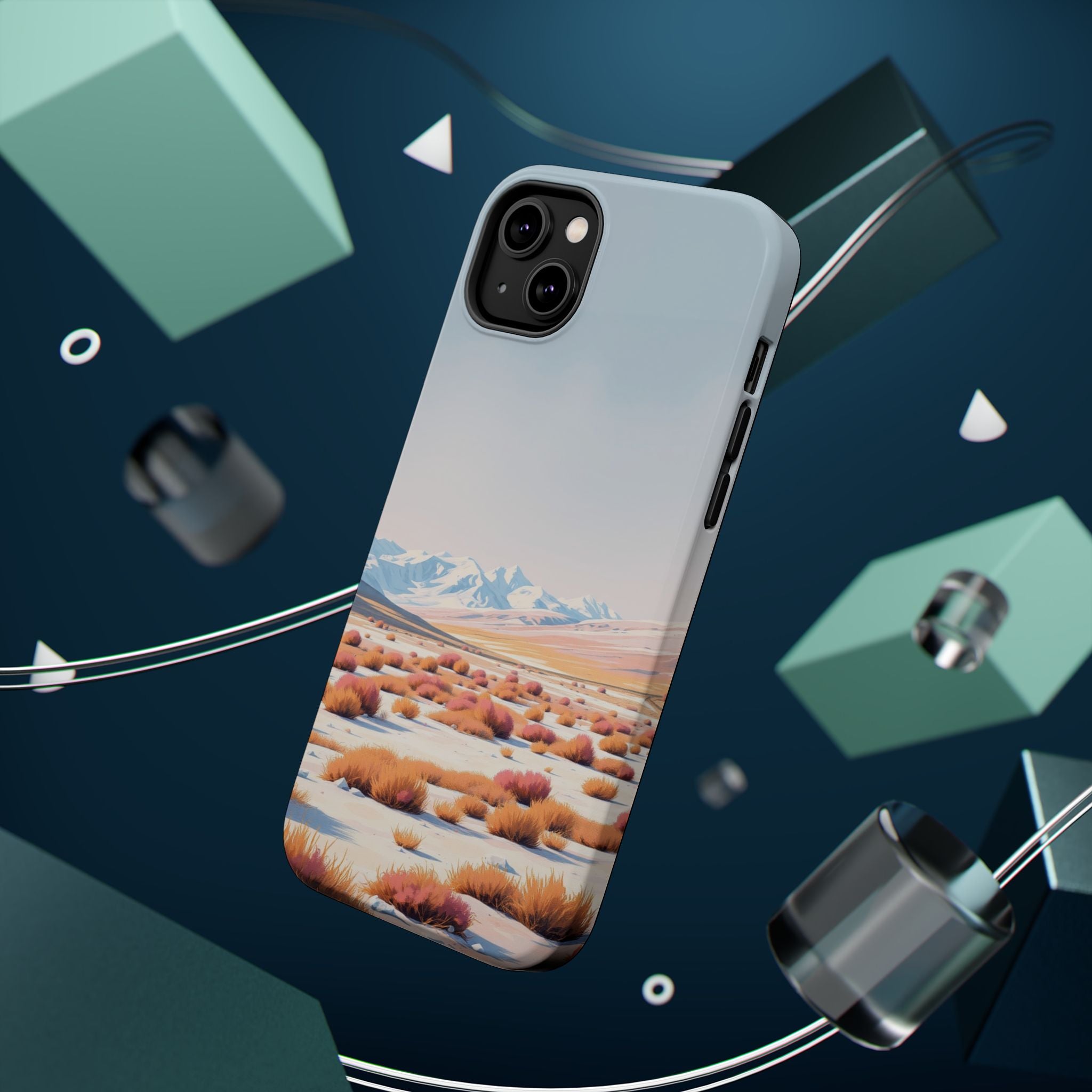 iPhone Vibrant Arctic Tundra Design Slim Everyday Designer Case · iPhone Case