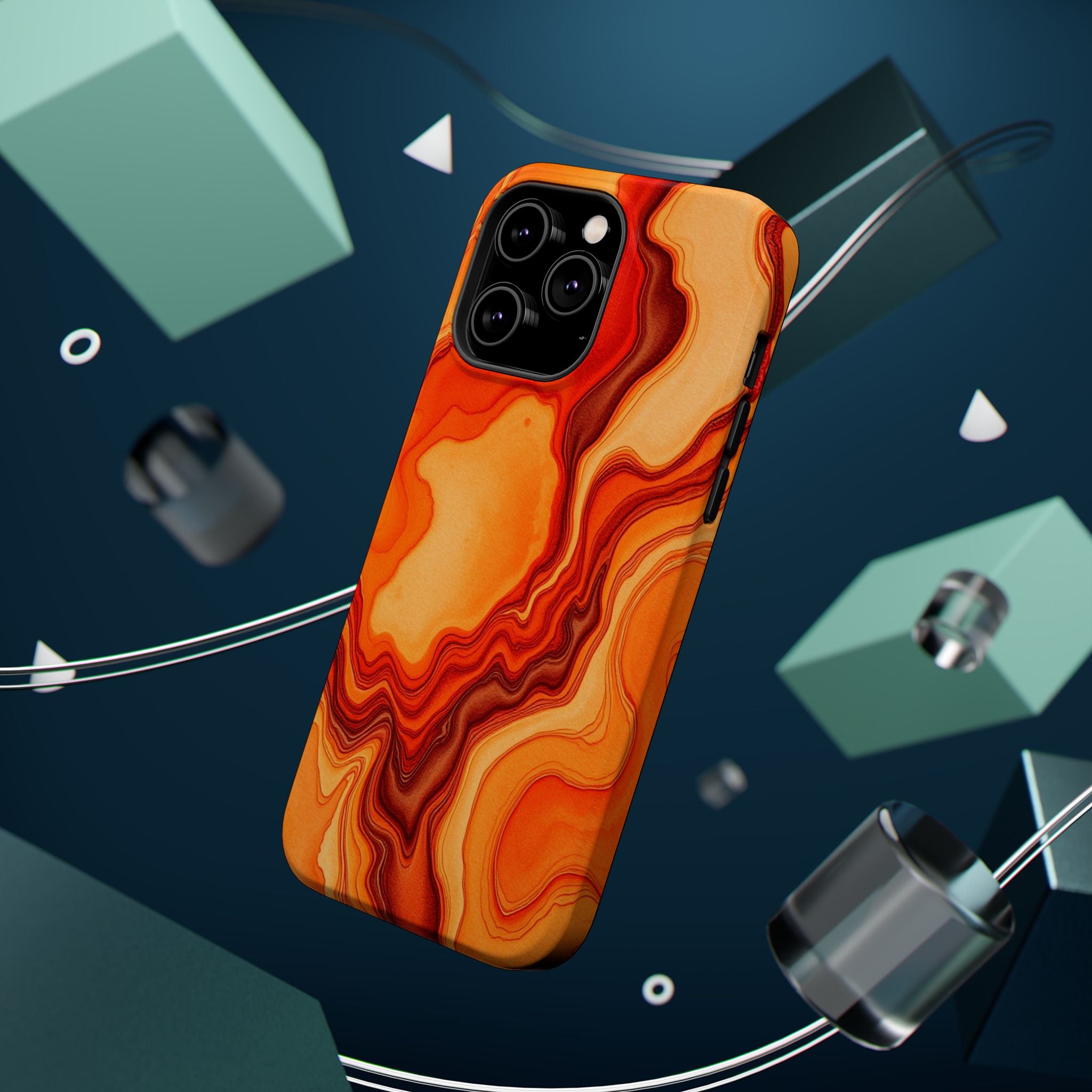 iPhone Fluid Art Vibrant Watercolor Slim Everyday Designer Case · iPhone Case