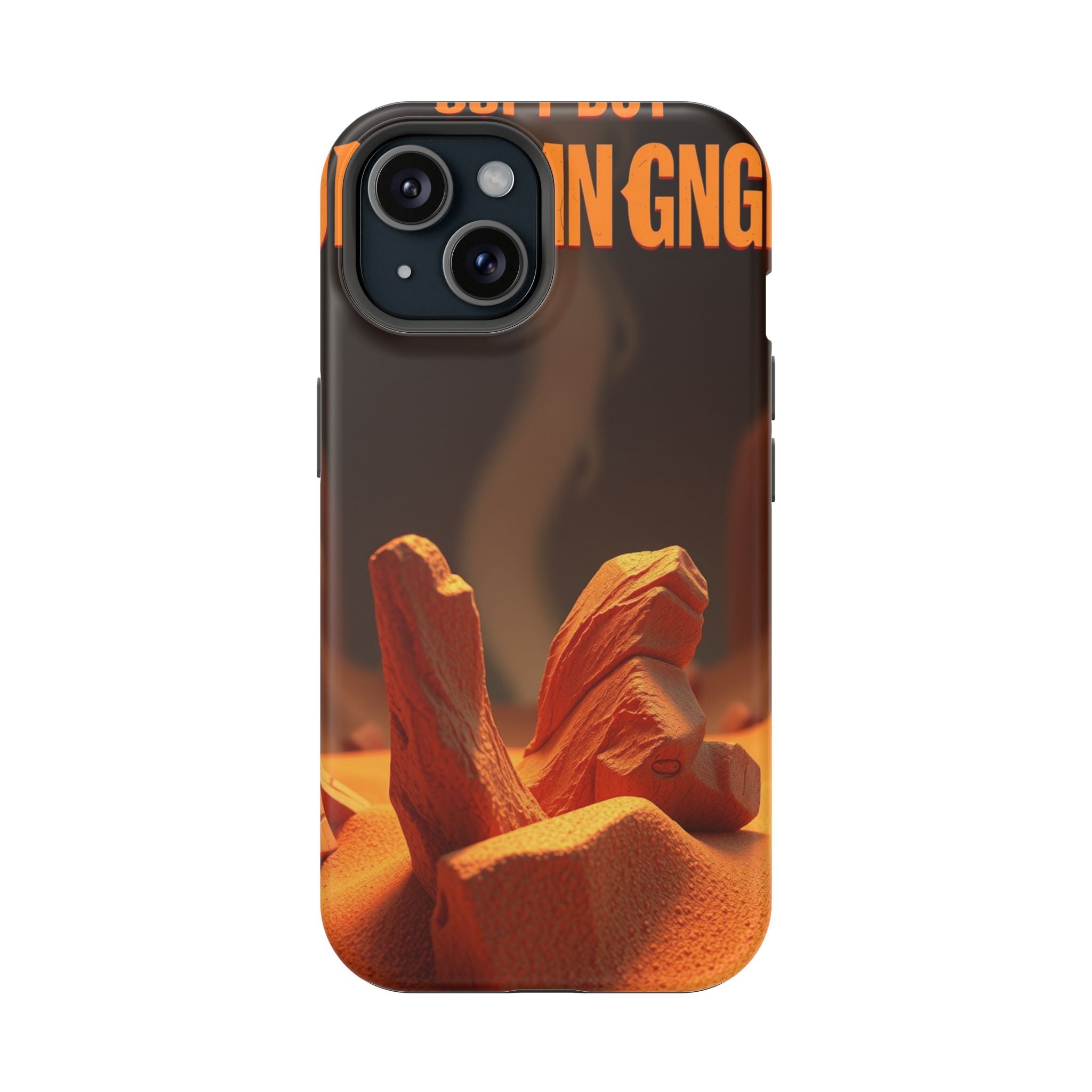 iPhone Earthy Soft but Unhinged Design Slim Everyday Designer Case · iPhone Case