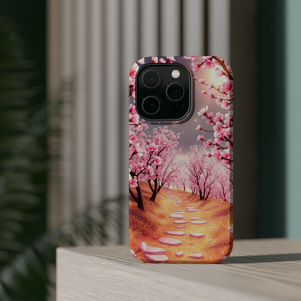 iPhone Dreamy Blossom Trail Design 14 Slim Everyday Designer Case · iPhone Case