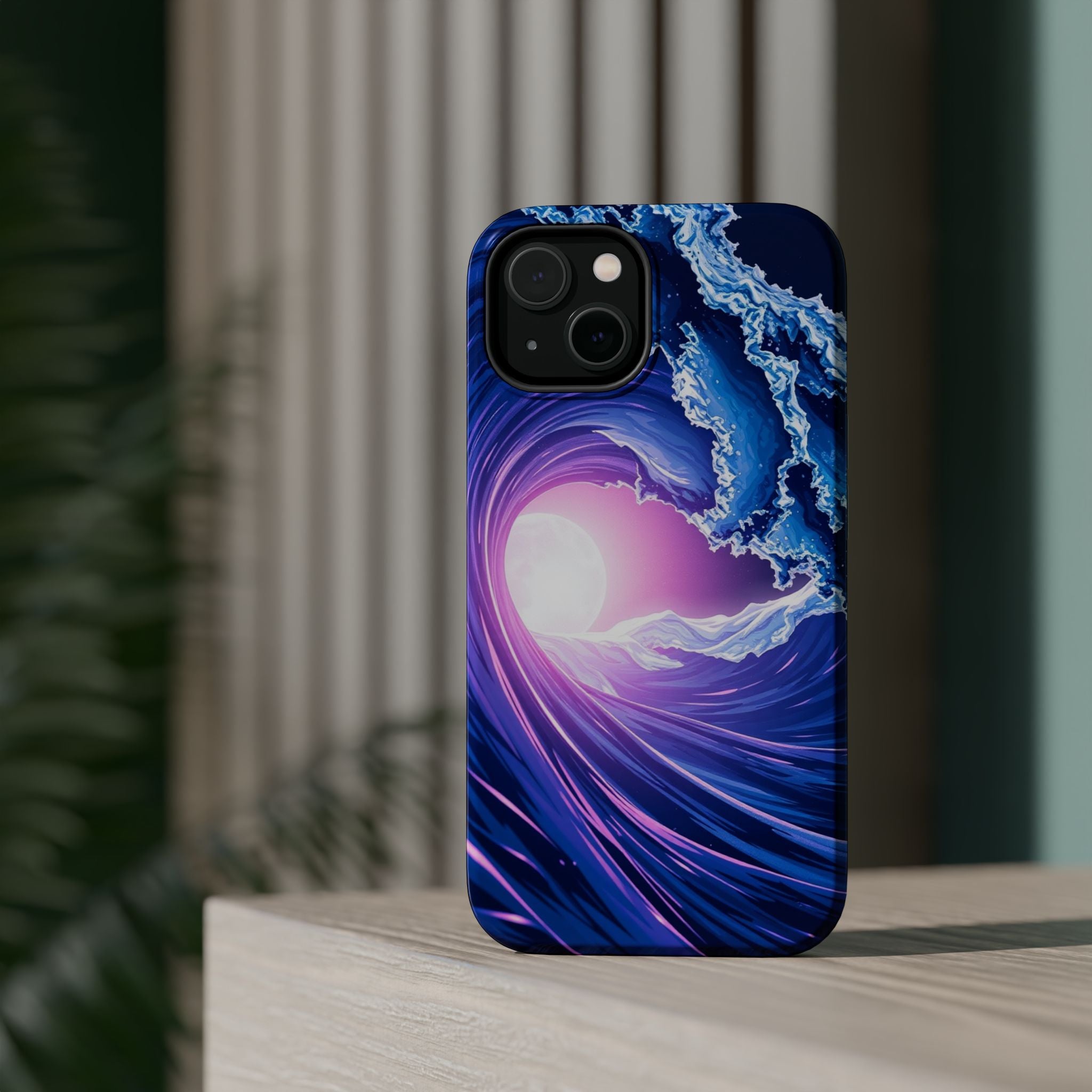 iPhone Holographic Wave Cinematic Art Slim Everyday Designer Case · iPhone Case