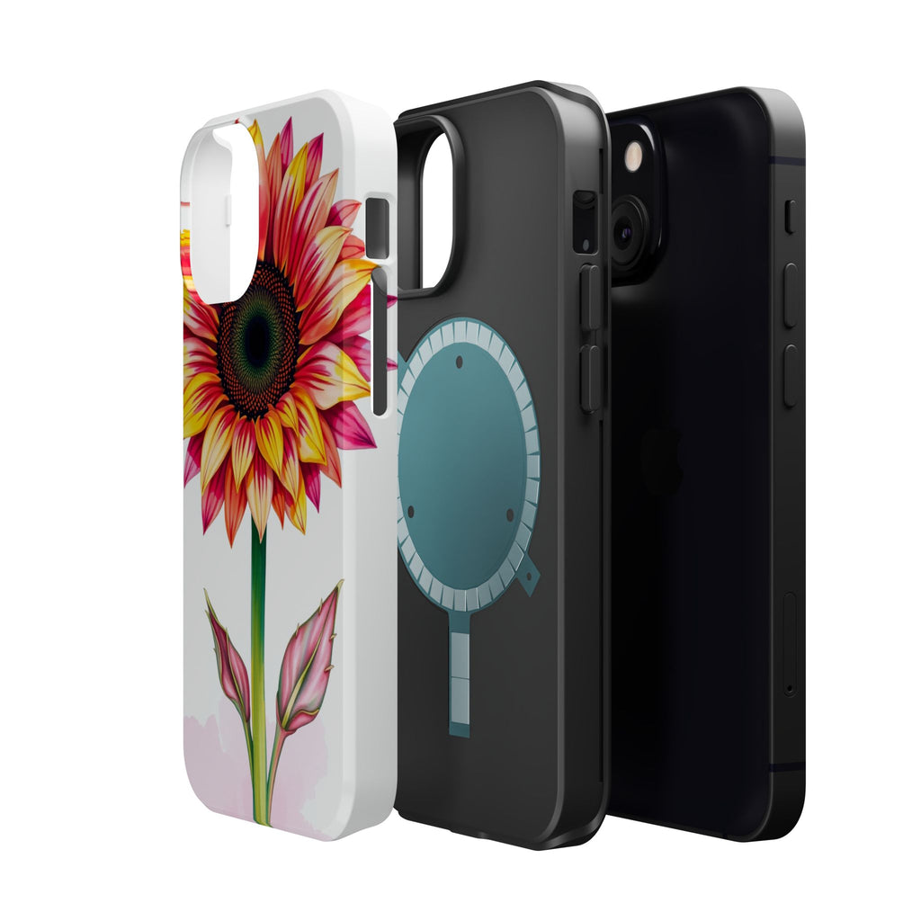 iPhone Sunflower Pop Vibrant Watercolor Slim Snap Case · iPhone Case