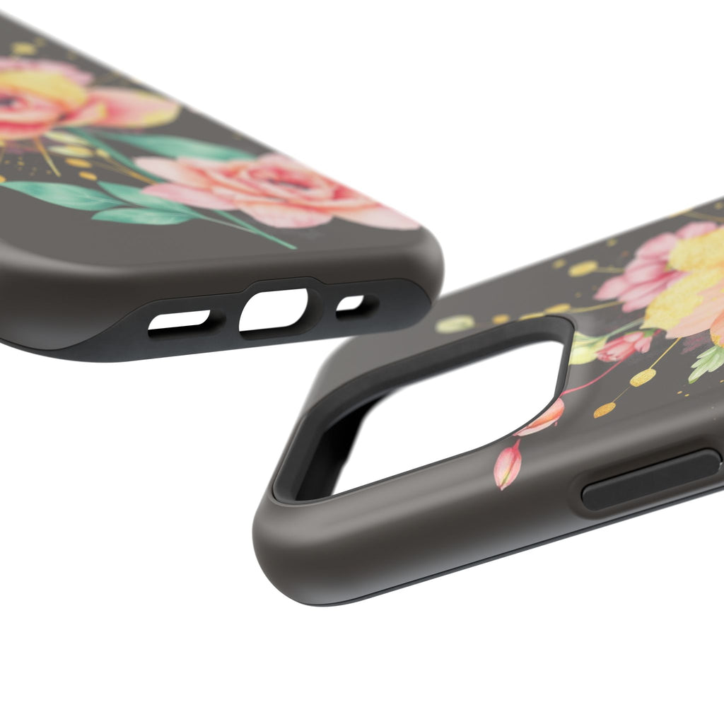 iPhone Earthy Floral Watercolor Splash Design Clean iPhone 14 Minimal · iPhone C