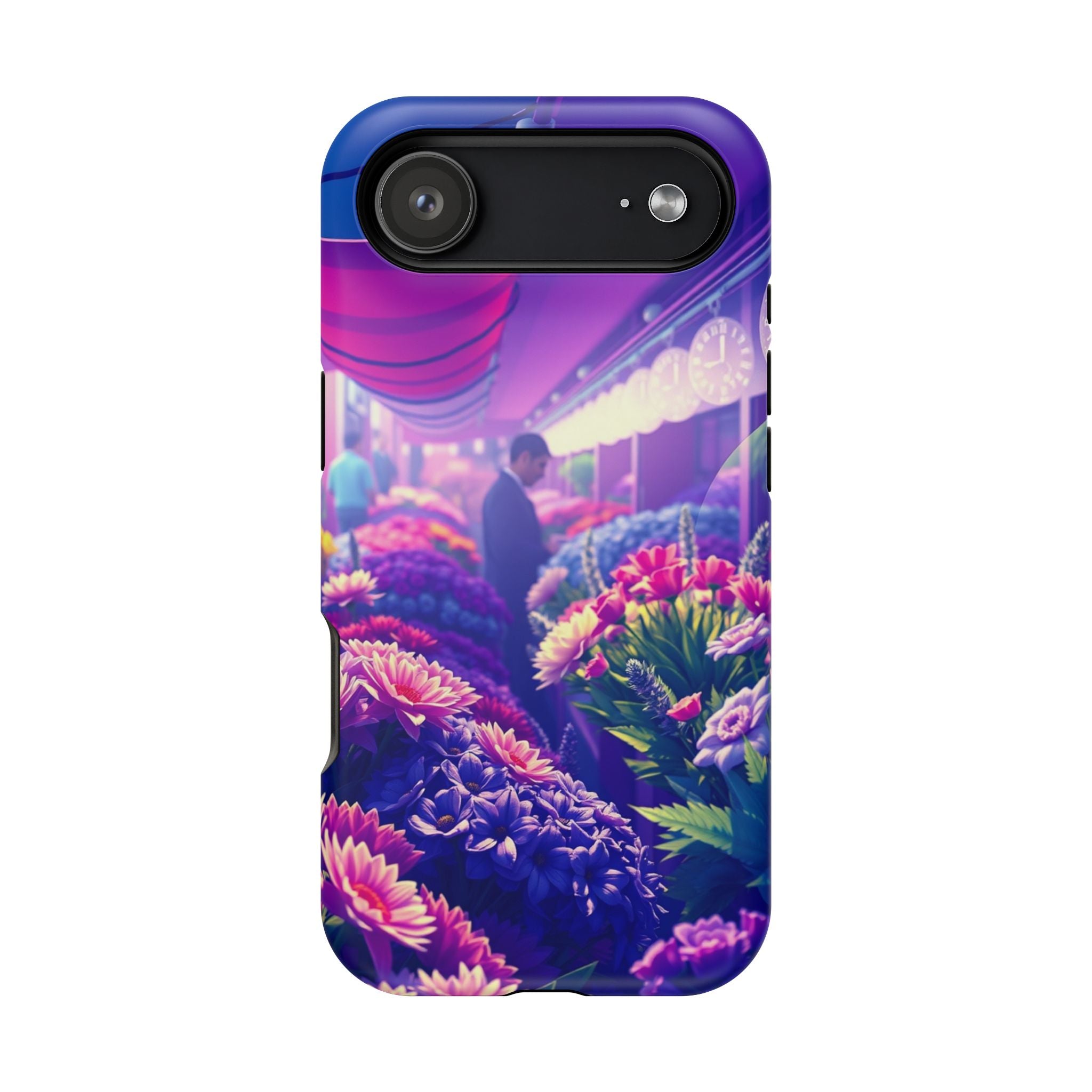 iPhone Flower Market Enchanted Art Bold Modern Everyday Snap Case · iPhone Case