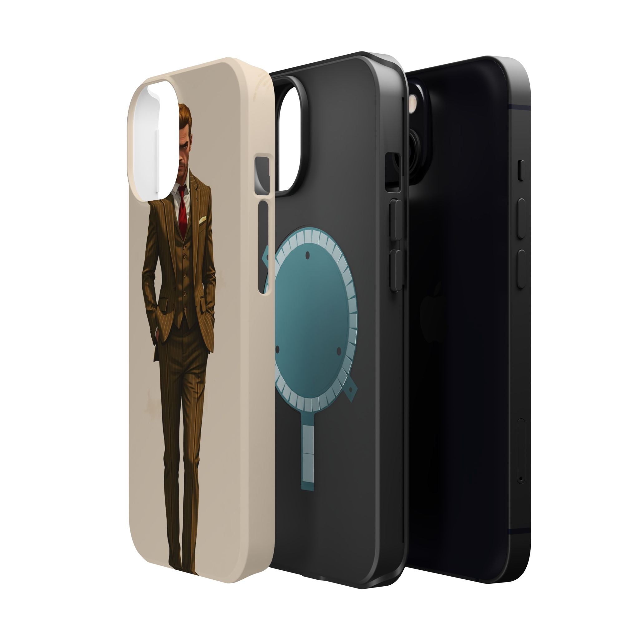 iPhone Pinstripe Suit Grunge Distressed Slim Everyday Designer Case · iPhone Cas