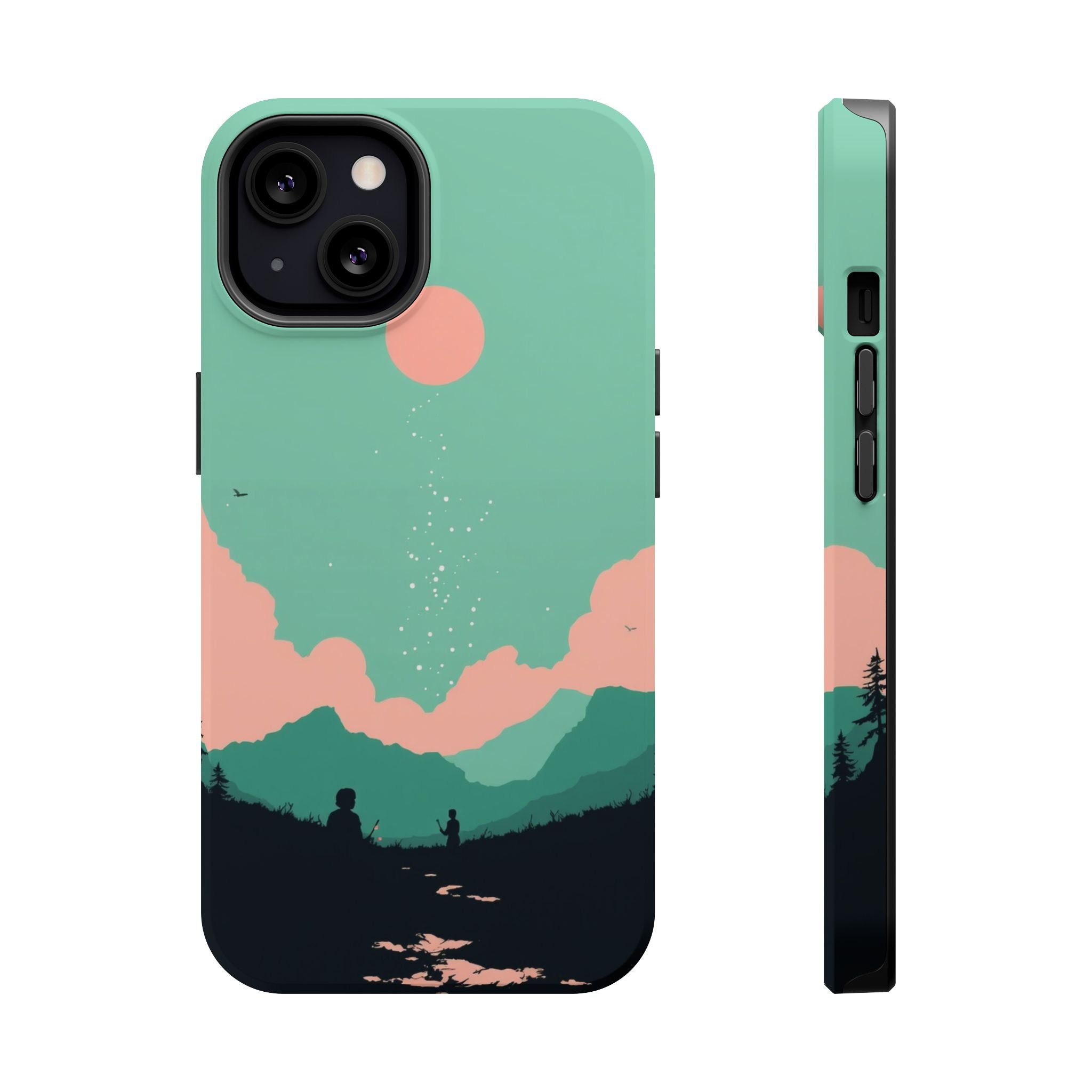 iPhone Magnetic Field Electric Art Bold Modern Everyday Snap Case · iPhone Case