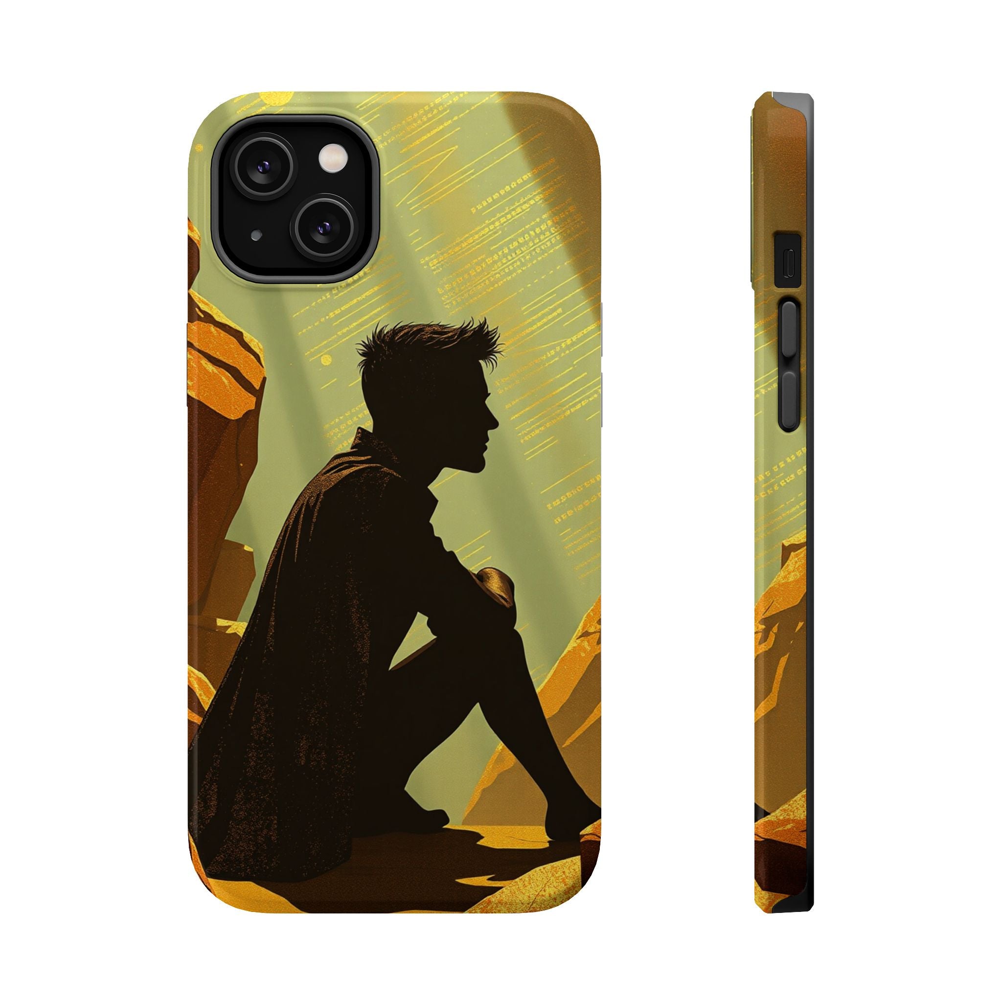 iPhone Mustard And Rust Overthinking Again Slim Everyday Designer Case · iPhone