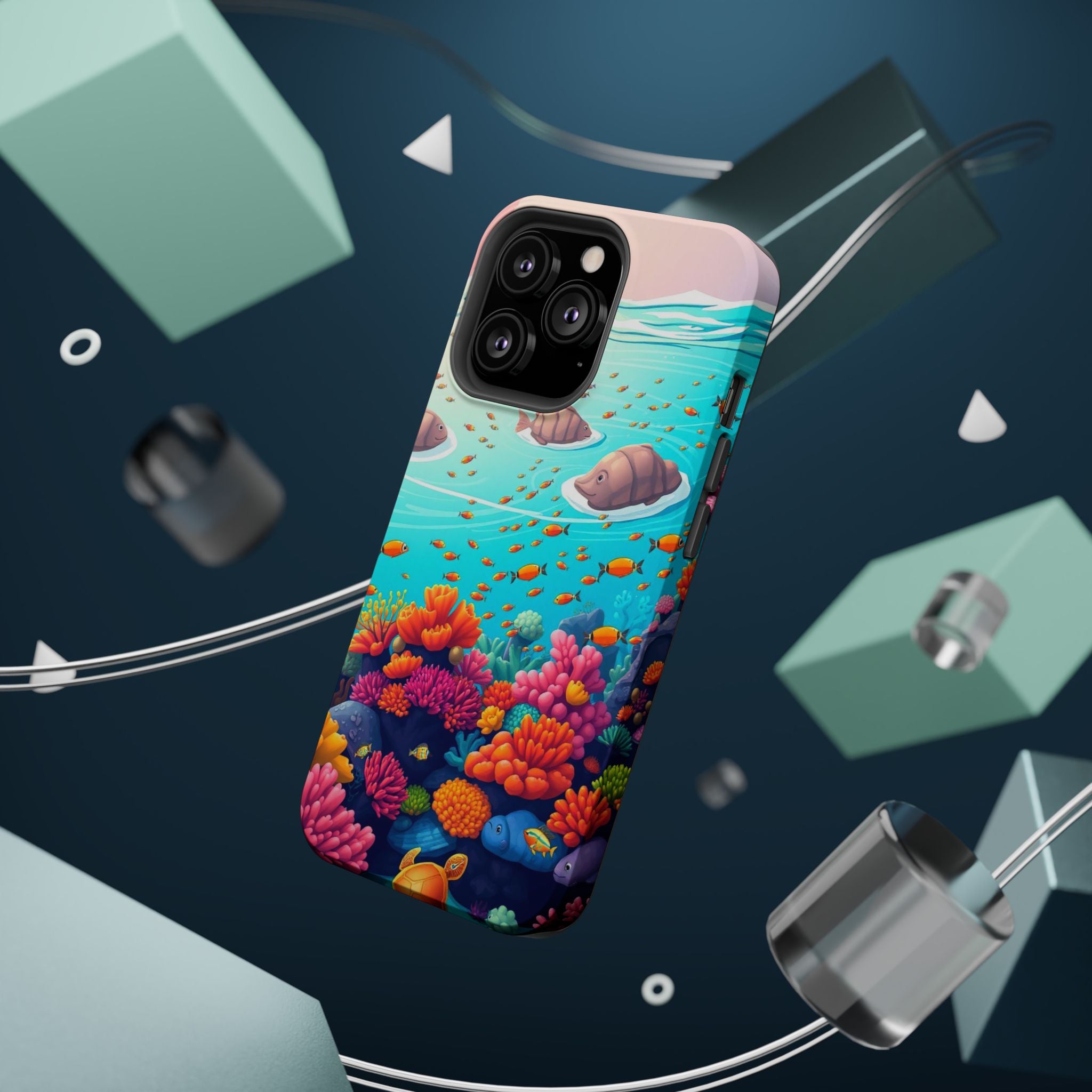 iPhone Coral Reef Panorama Kids Fun Phone Case Gift Slim Snap Case · iPhone Case