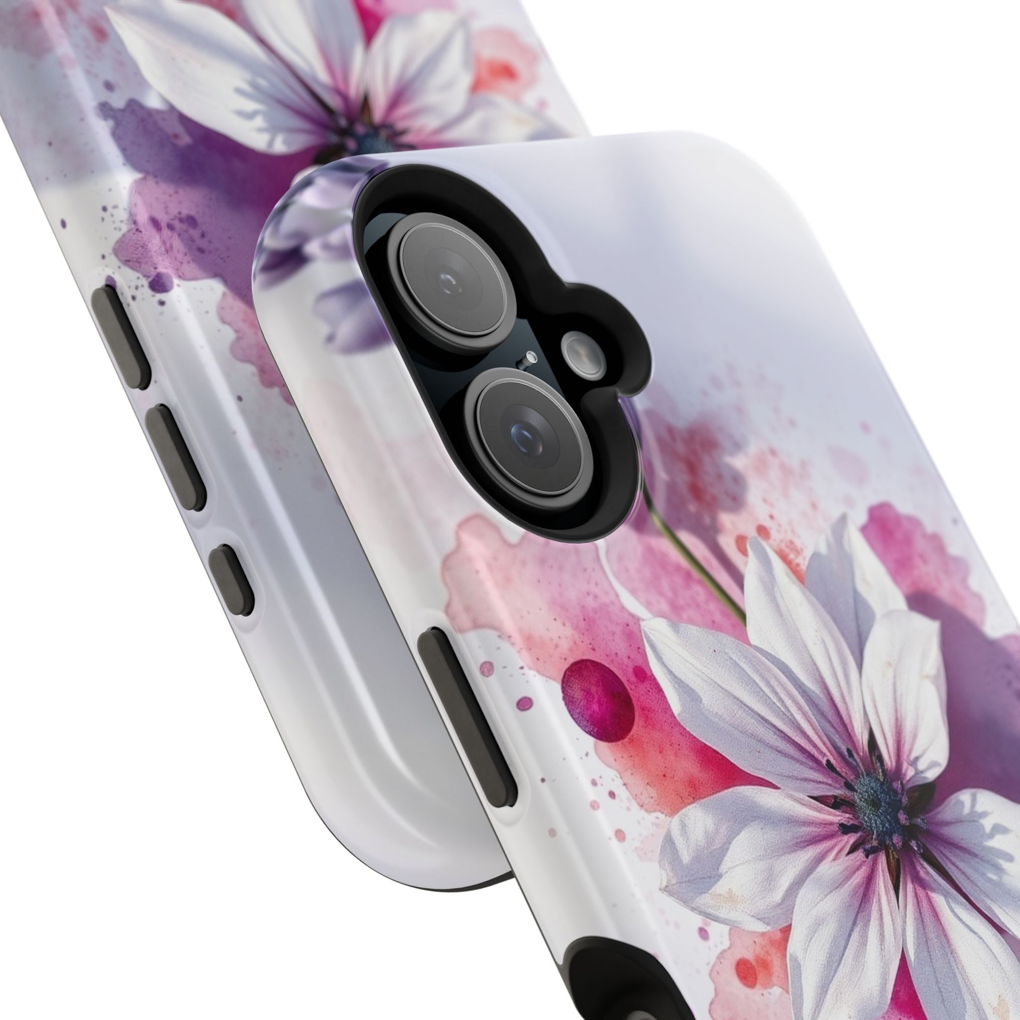 iPhone Floral Watercolor Splash Bold Art Slim Everyday iPhone 15 · iPhone Case