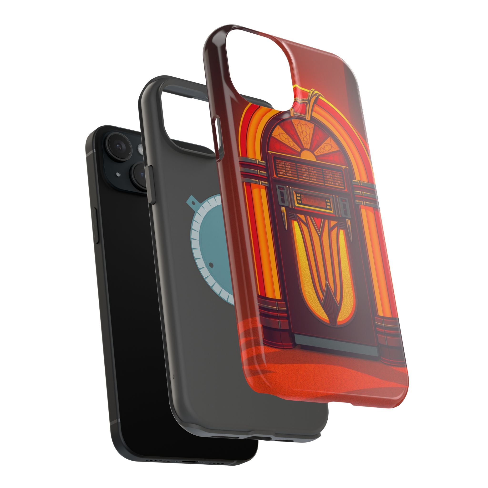iPhone Jukebox Glow Pop Art Bold Bold Modern Everyday Snap Case · iPhone Case