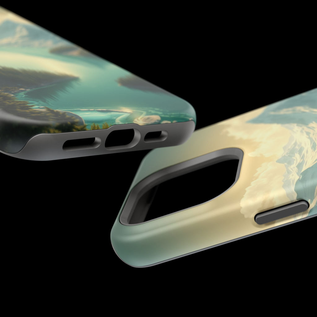 iPhone Glacier Lake Bold Art Slim Everyday Designer Case · iPhone Case