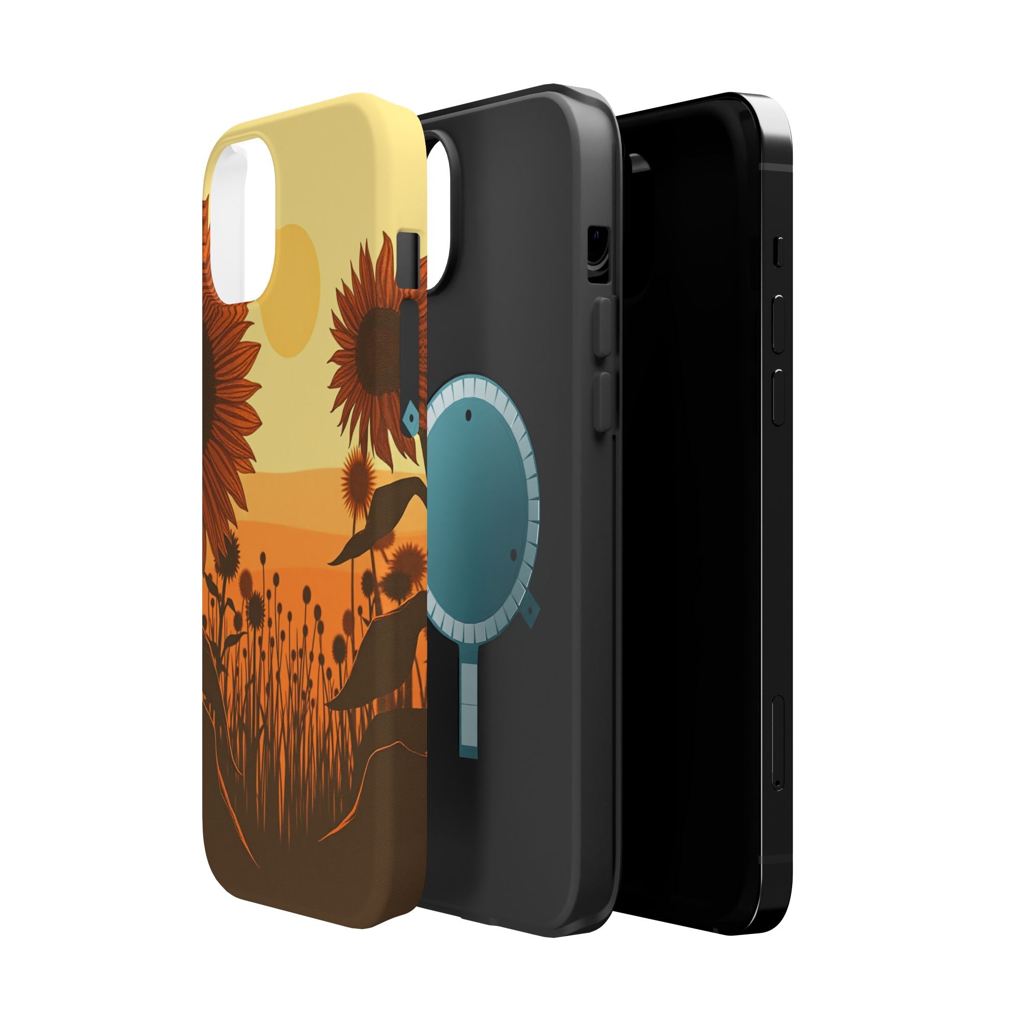 iPhone Serene Sunflower Prairie Design Slim Everyday Designer Case · iPhone Case