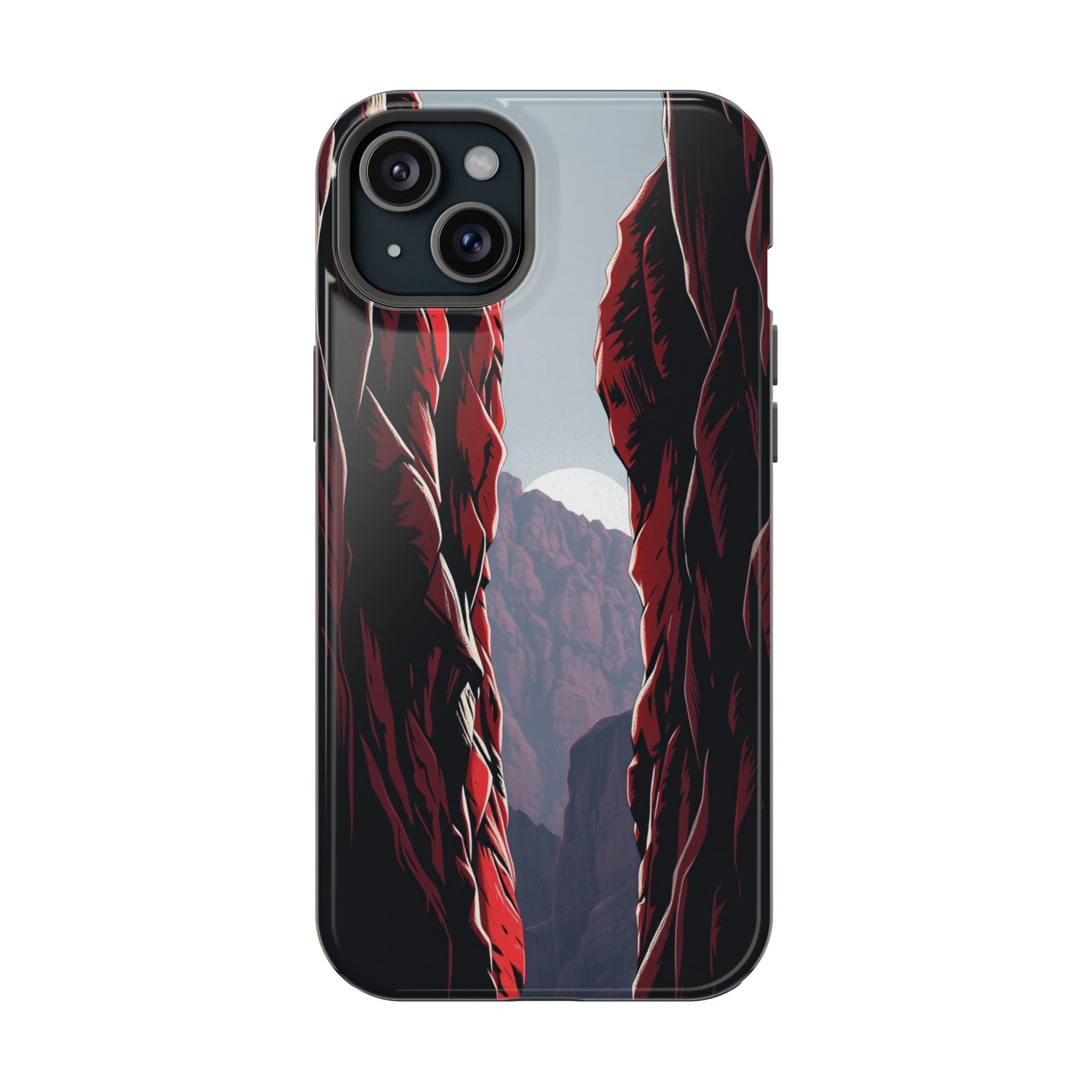 iPhone Serene Canyon Wall Design Bold Modern Everyday Snap Case · iPhone Case