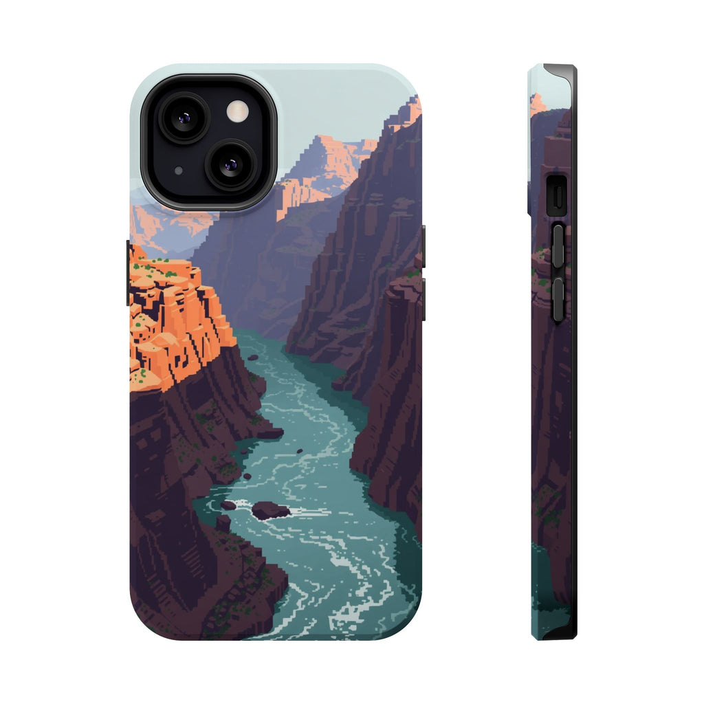 iPhone Charcoal And Copper River Canyon Slim Everyday iPhone 13 · iPhone Case