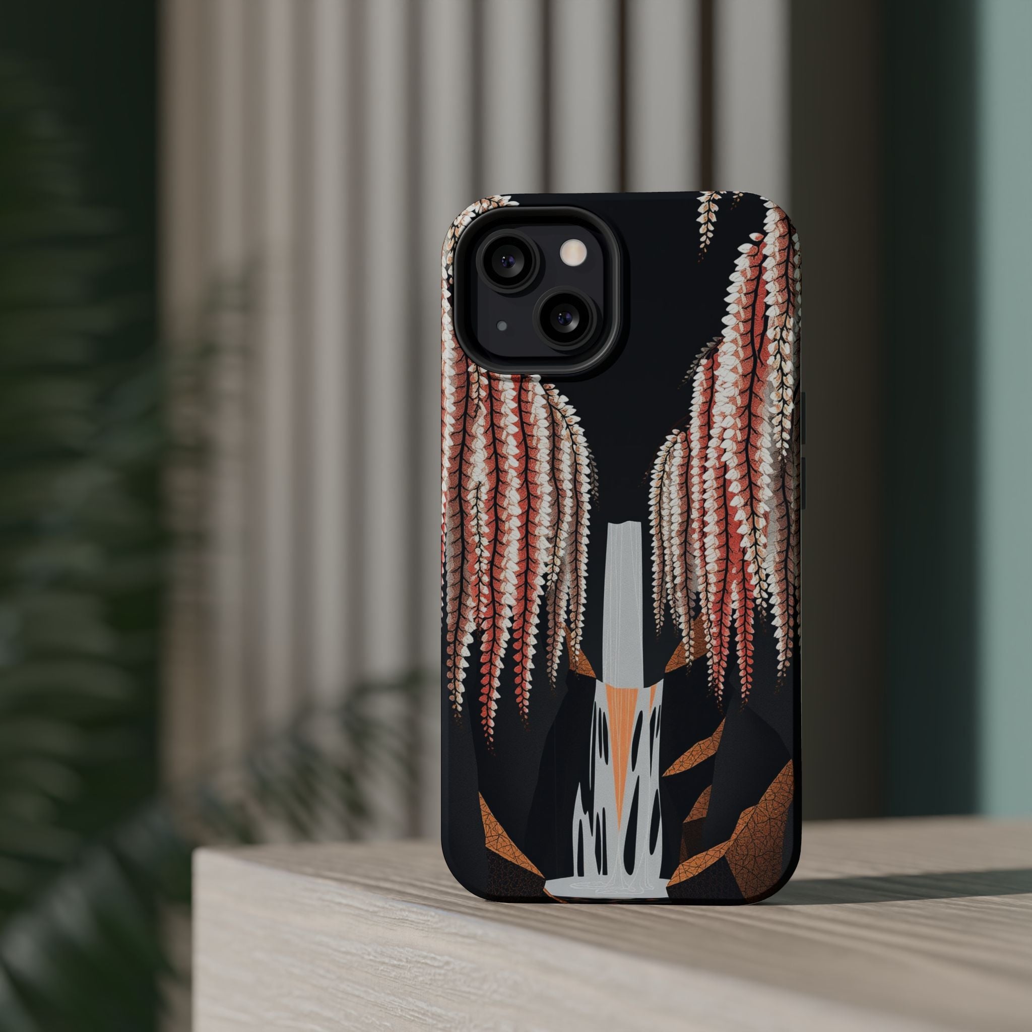 iPhone Earthy Wisteria Cascade Design Slim Everyday iPhone 10 Designer · iPhone
