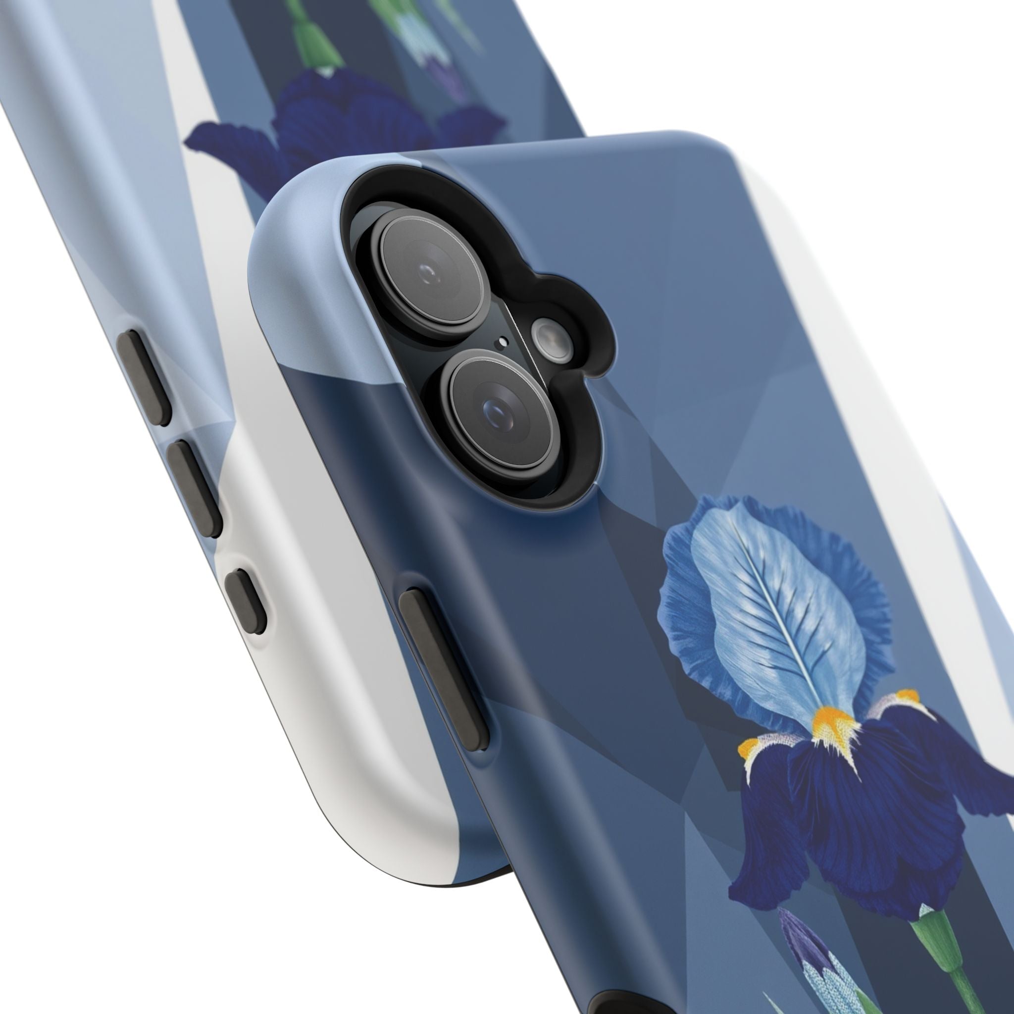 iPhone Earthy Iris Garden Design Bold Modern Everyday Snap Case · iPhone Case
