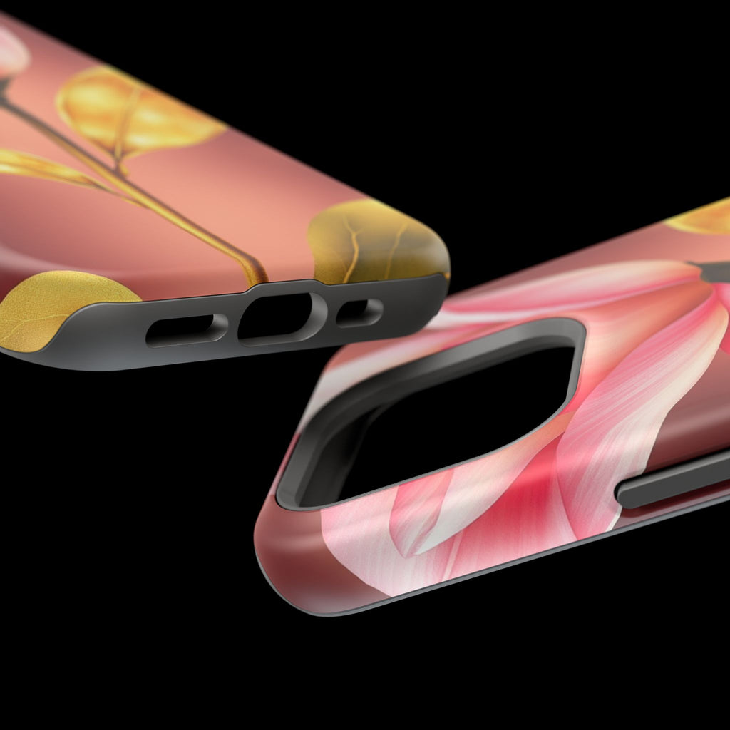 iPhone Dreamy Bloom and Leaf Design 14 Slim Everyday Designer Case · iPhone Case