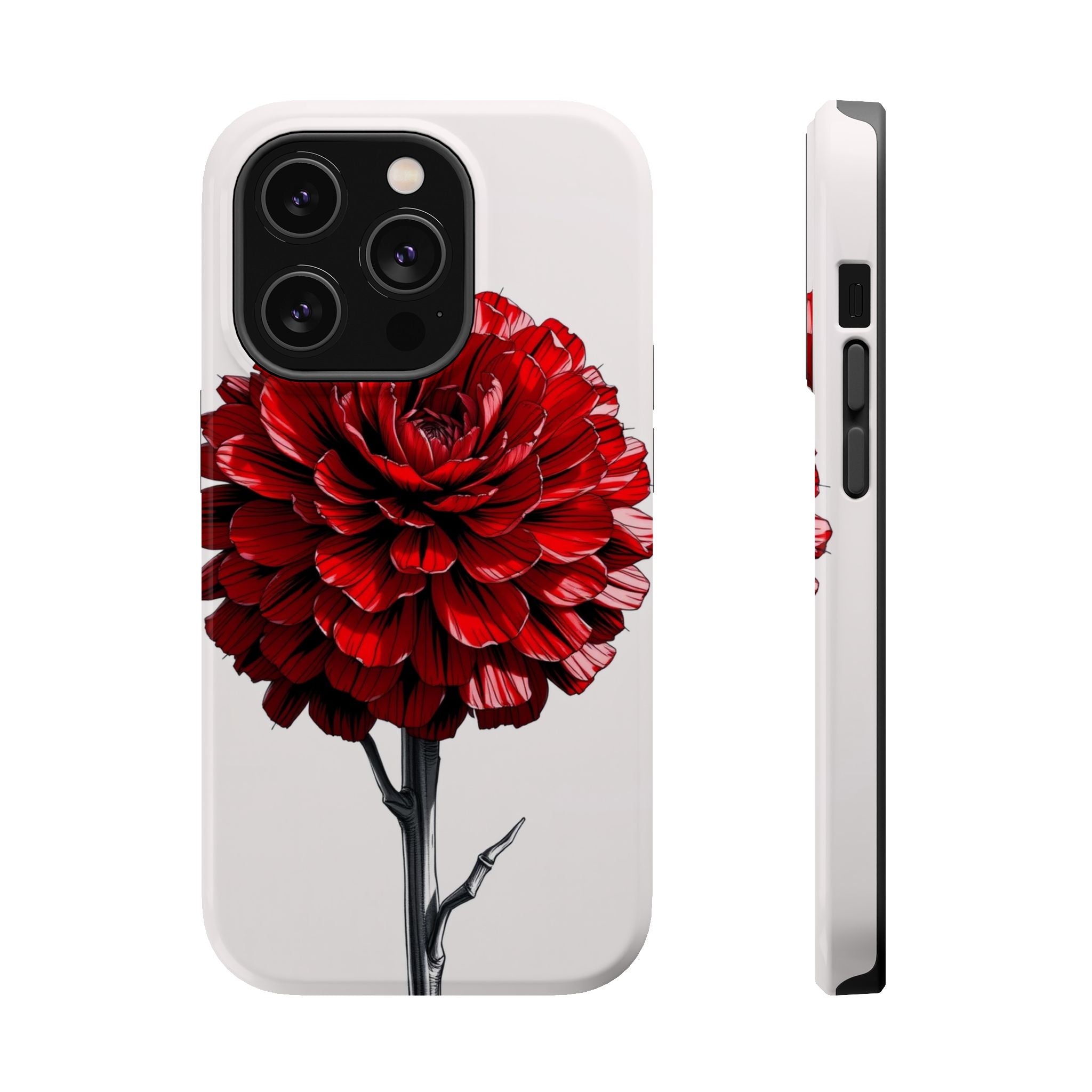 iPhone Ranunculus Stack Mystic Art Bold Modern Everyday Snap Case · iPhone Case