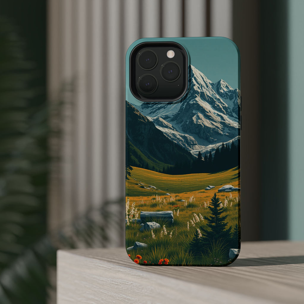 iPhone Alpine Meadow Bold Art 19 Bold Modern Everyday Snap Case · iPhone Case