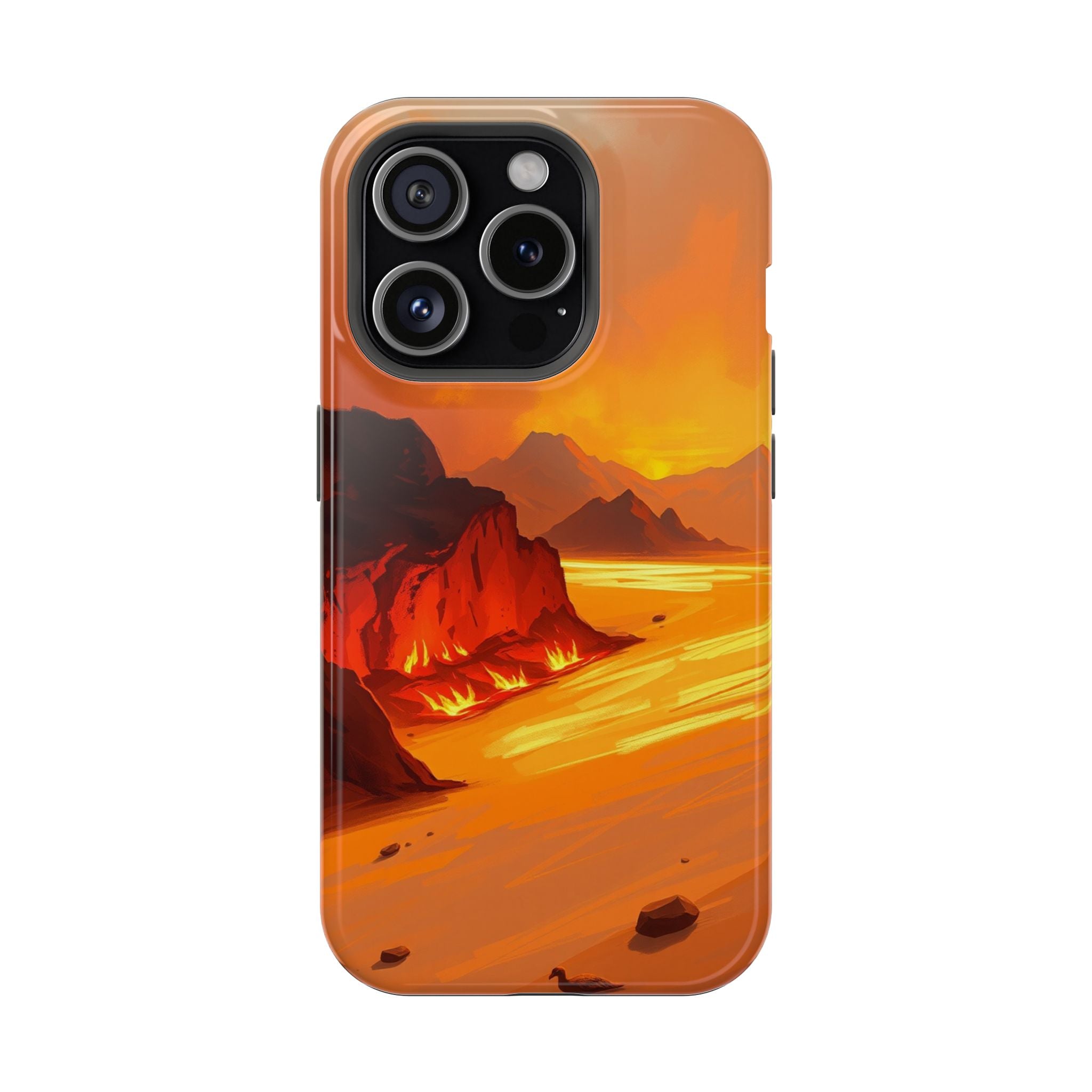 iPhone Burnt Orange And Sand Wildfire Glow Slim iPhone Everyday · iPhone Case