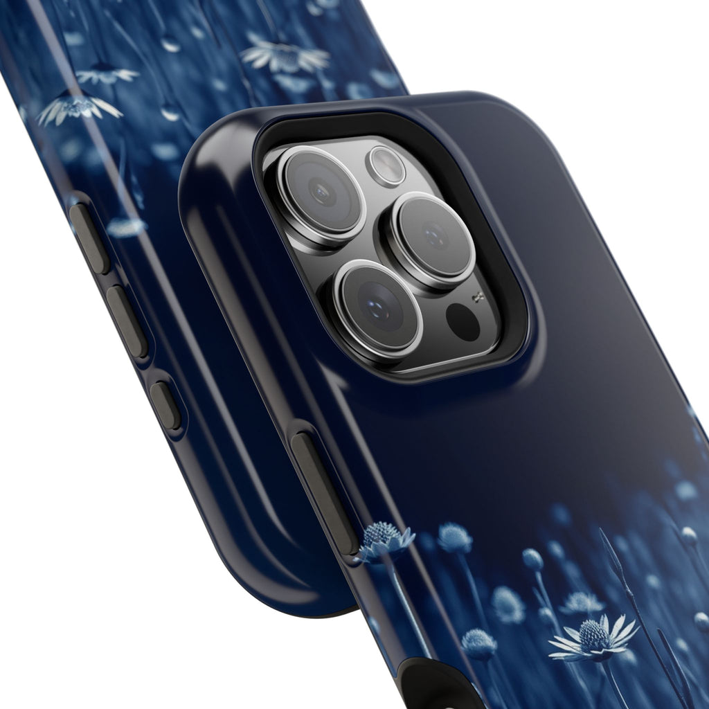 iPhone Midnight Blue And Silver Wildflower Field Clean iPhone Minimal · iPhone C