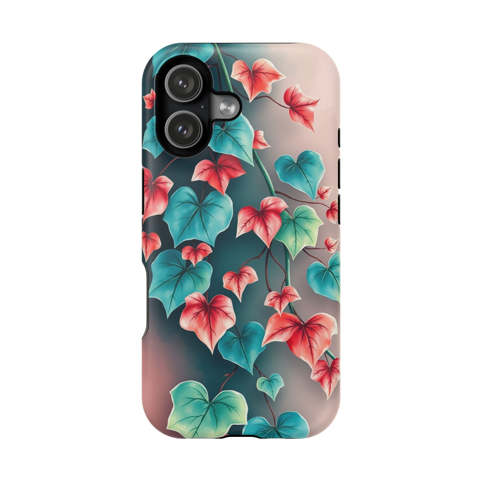 iPhone Art Nouveau Vine Teal And Coral Slim Snap Case · iPhone Case
