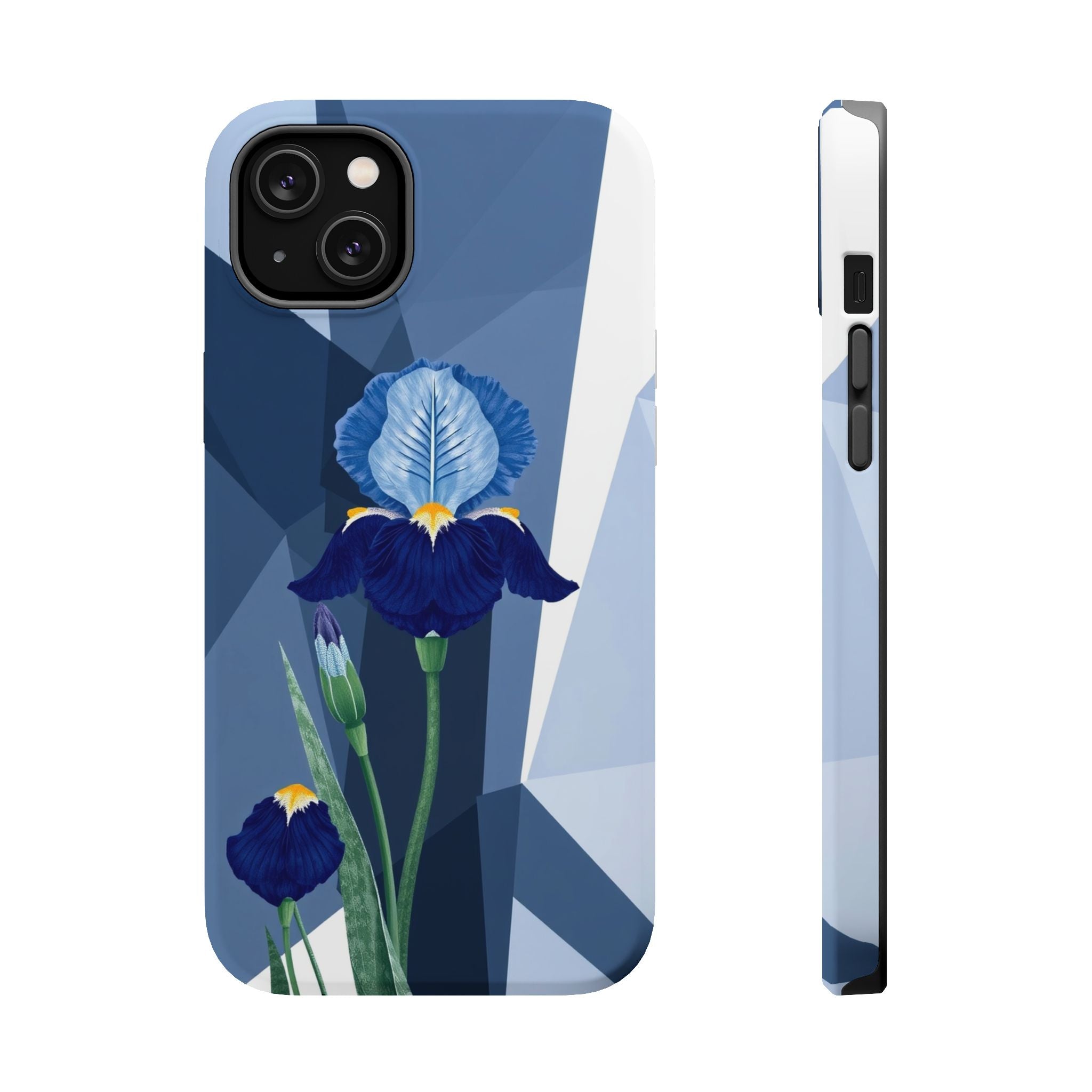 iPhone Earthy Iris Garden Design Bold Modern Everyday Snap Case · iPhone Case