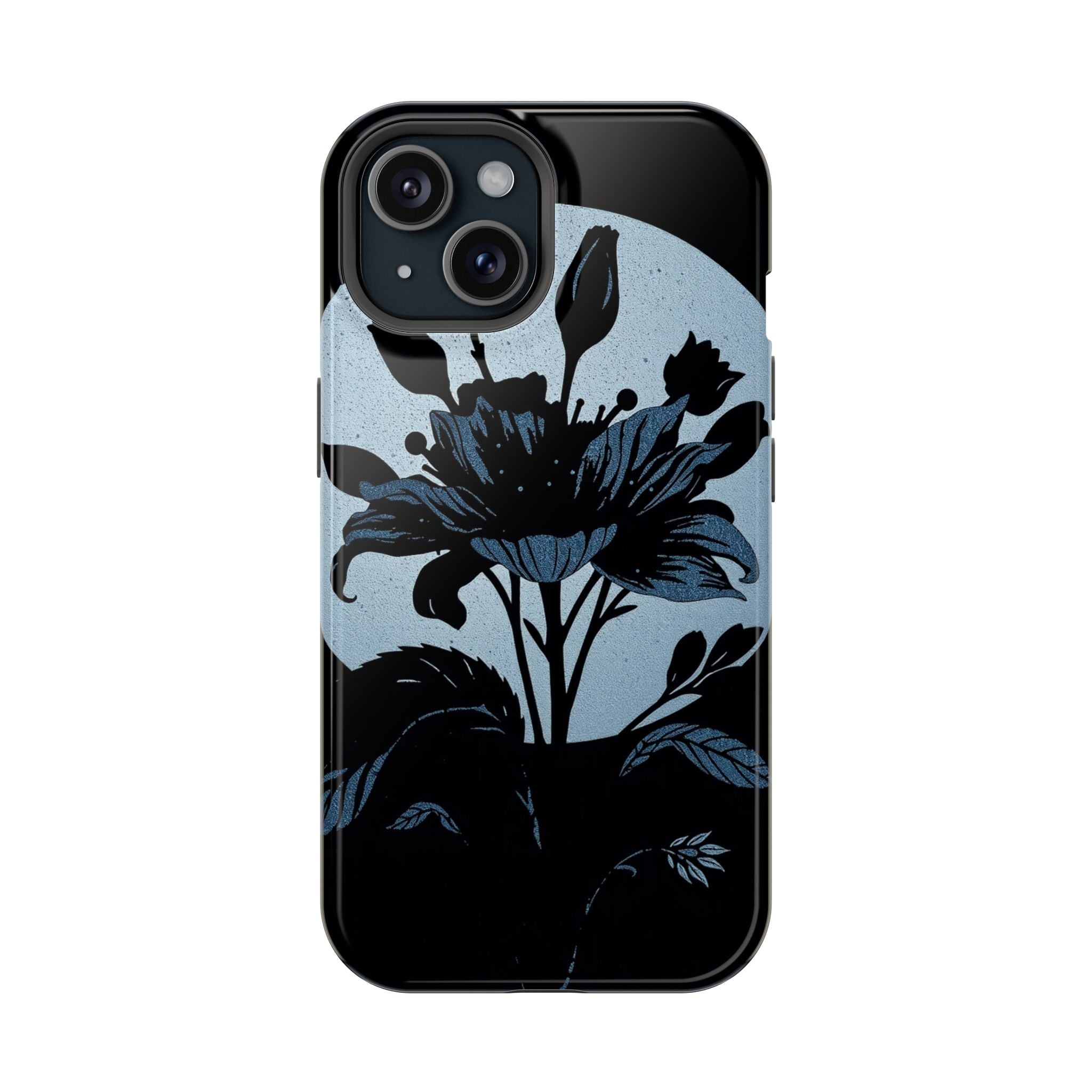 iPhone Radiant Floral Silhouette Design Slim Everyday Designer Case · iPhone Cas