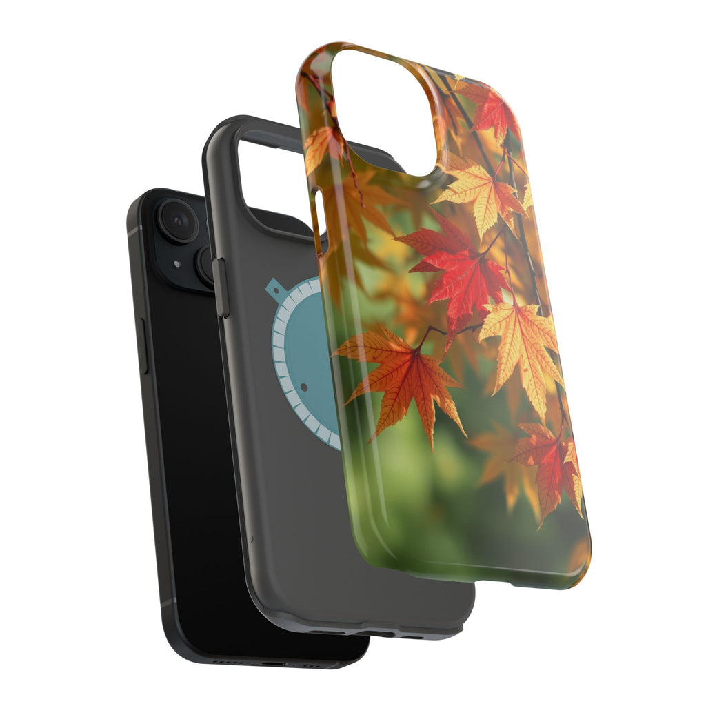 iPhone Earthy Autumn Maple Design Bold Modern Everyday Snap Case · iPhone Case