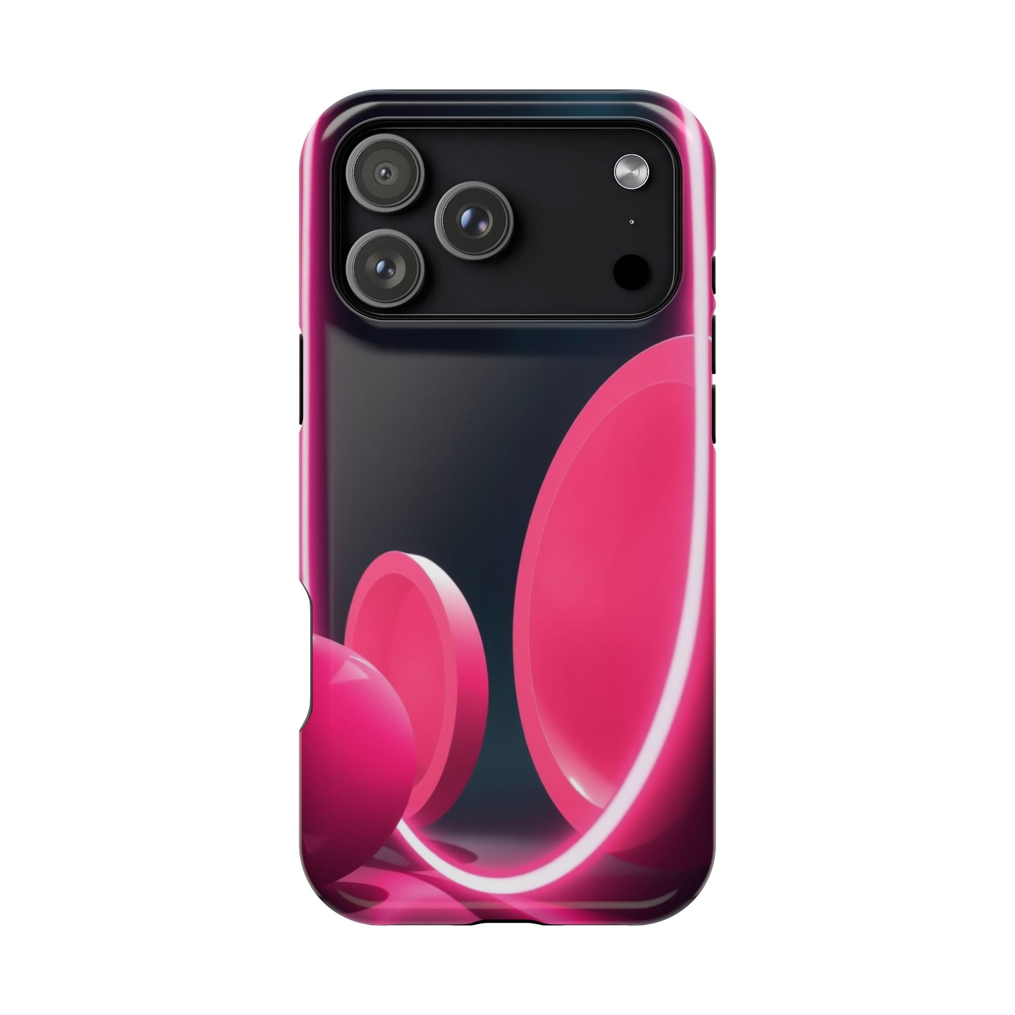 iPhone 1960s Mod Circles Neon Cyberpunk Slim Everyday Designer Case · iPhone Cas