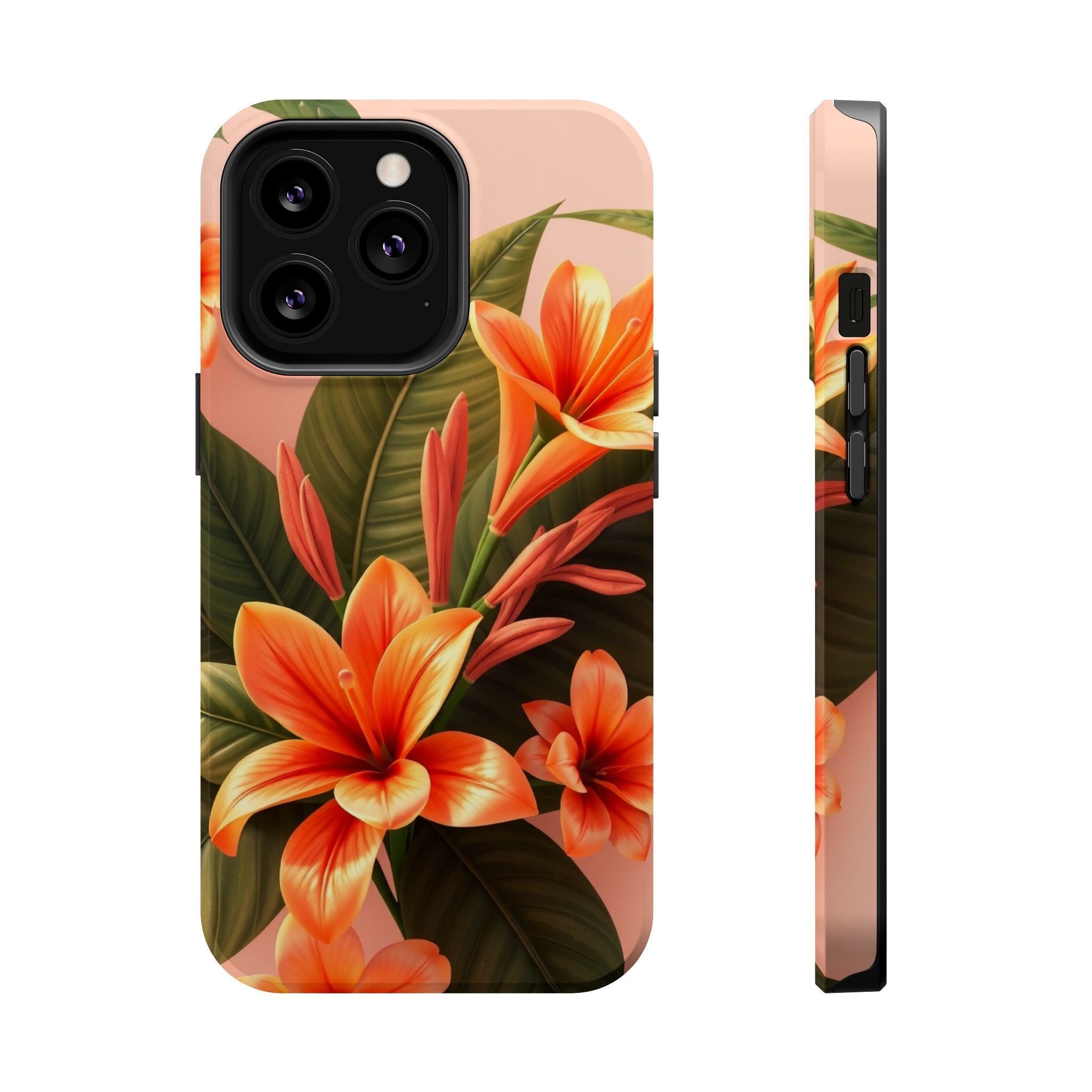 iPhone Tropical Bloom 3D Digital Bold Modern Everyday Snap Case · iPhone Case