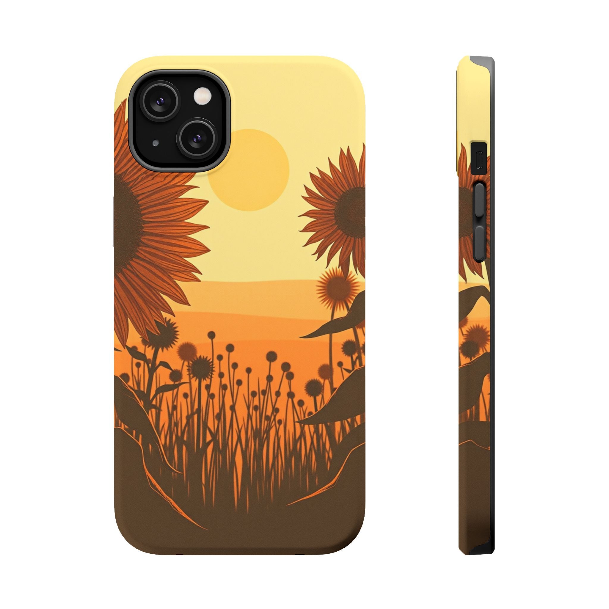 iPhone Serene Sunflower Prairie Design Slim Everyday Designer Case · iPhone Case