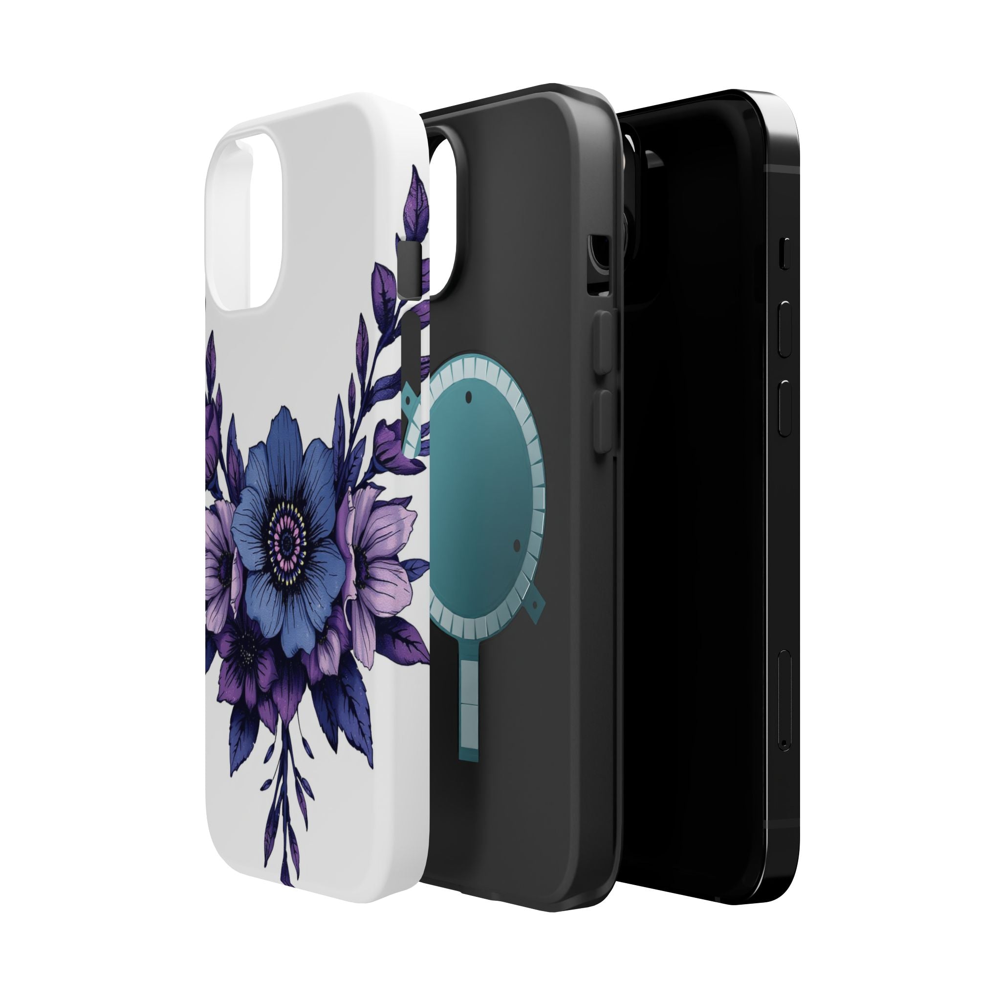iPhone Floral Crown Grunge Distressed Slim Everyday Designer Case · iPhone Case