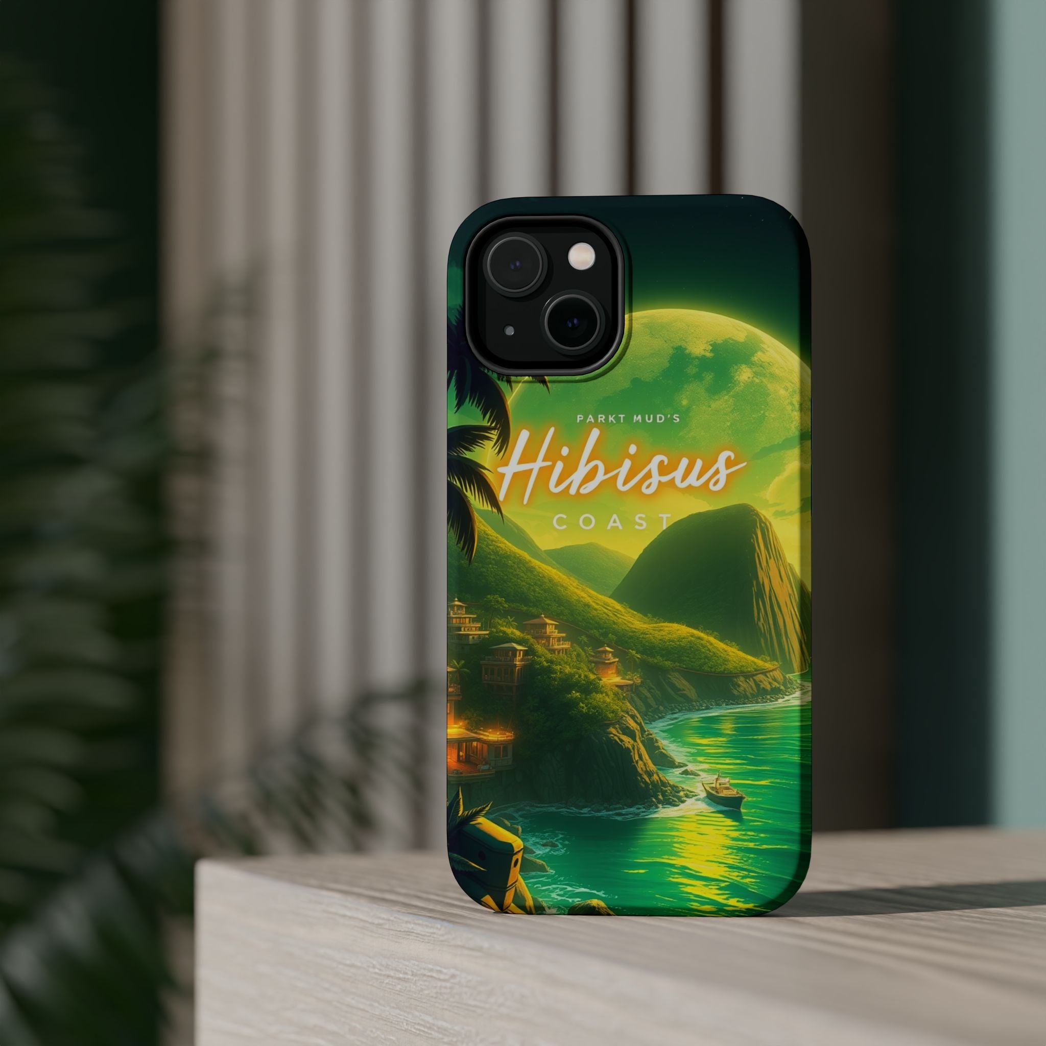 iPhone Dreamy Hibiscus Coast Design Slim Everyday Designer Case · iPhone Case