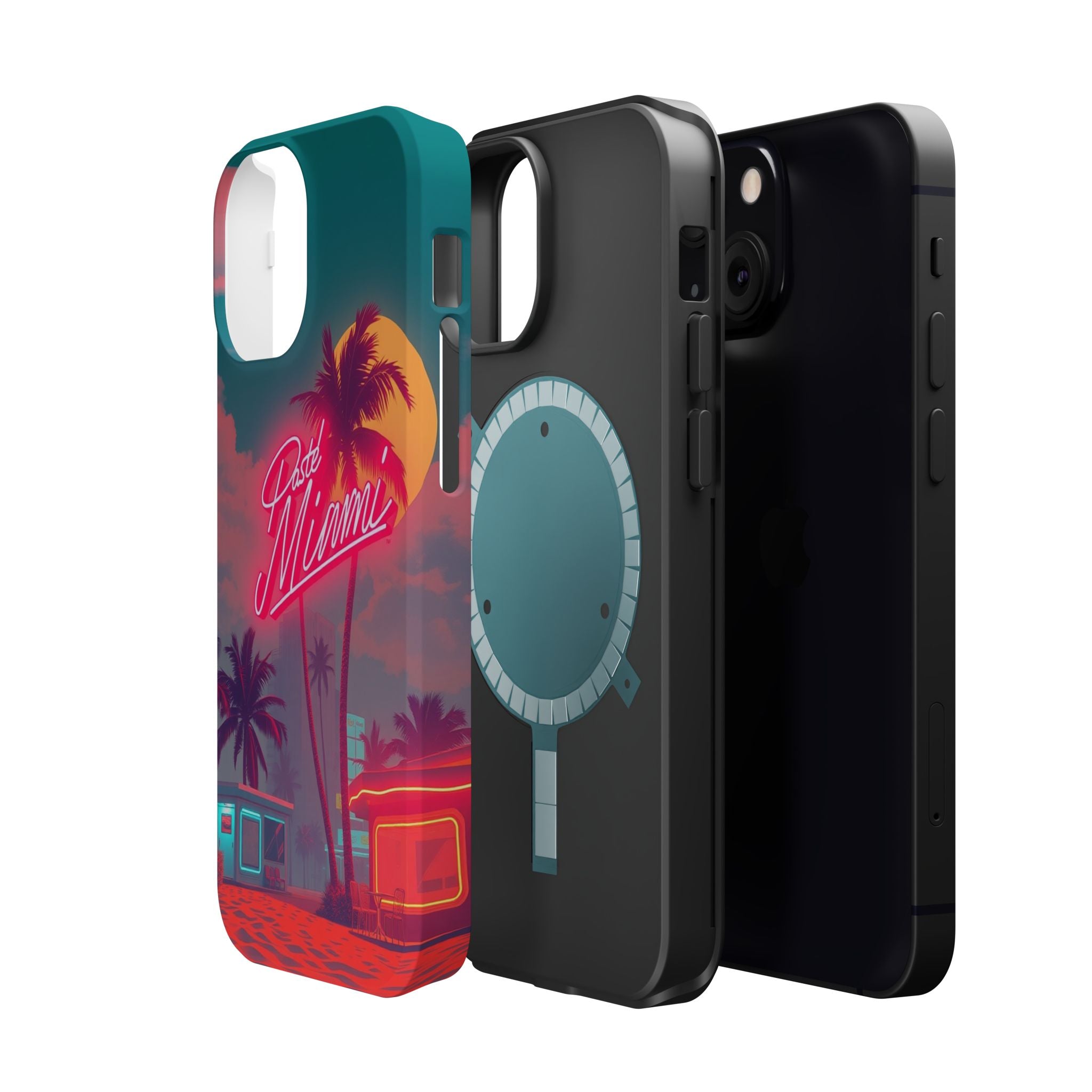 iPhone 1980s Pastel Miami Enchanted Art Slim Everyday Designer Case · iPhone Cas