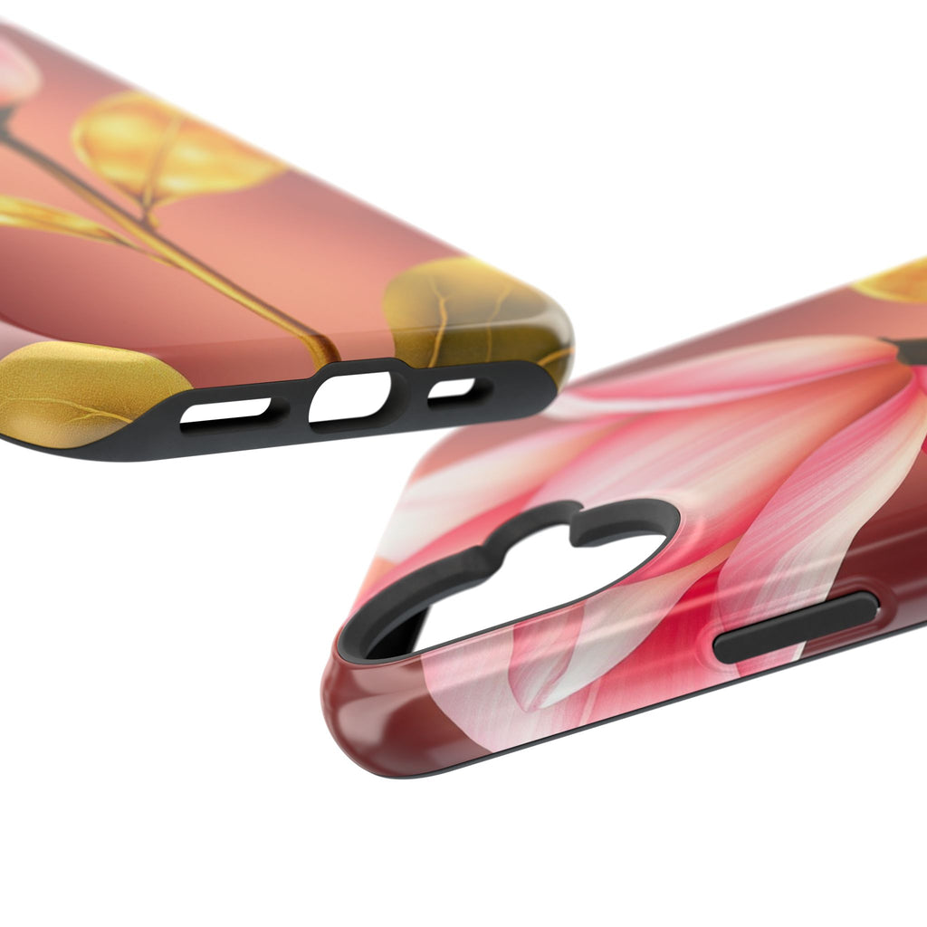 iPhone Dreamy Bloom and Leaf Design 14 Slim Everyday Designer Case · iPhone Case