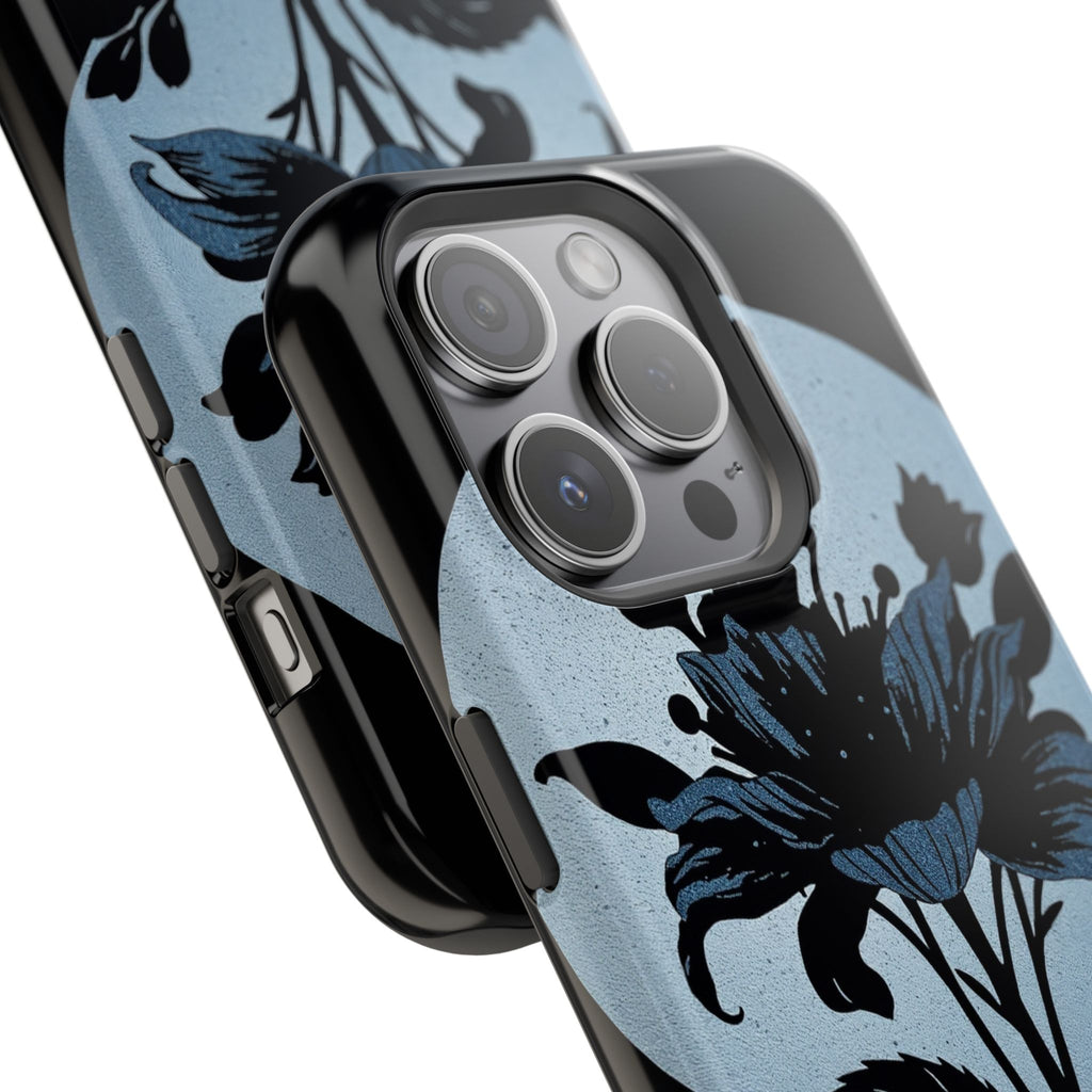 iPhone Radiant Floral Silhouette Design Slim Everyday Designer Case · iPhone Cas