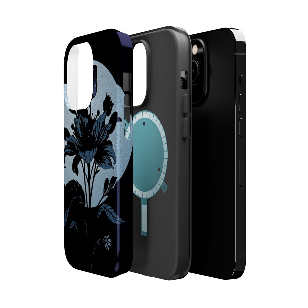 iPhone Radiant Floral Silhouette Design Slim Everyday Designer Case · iPhone Cas