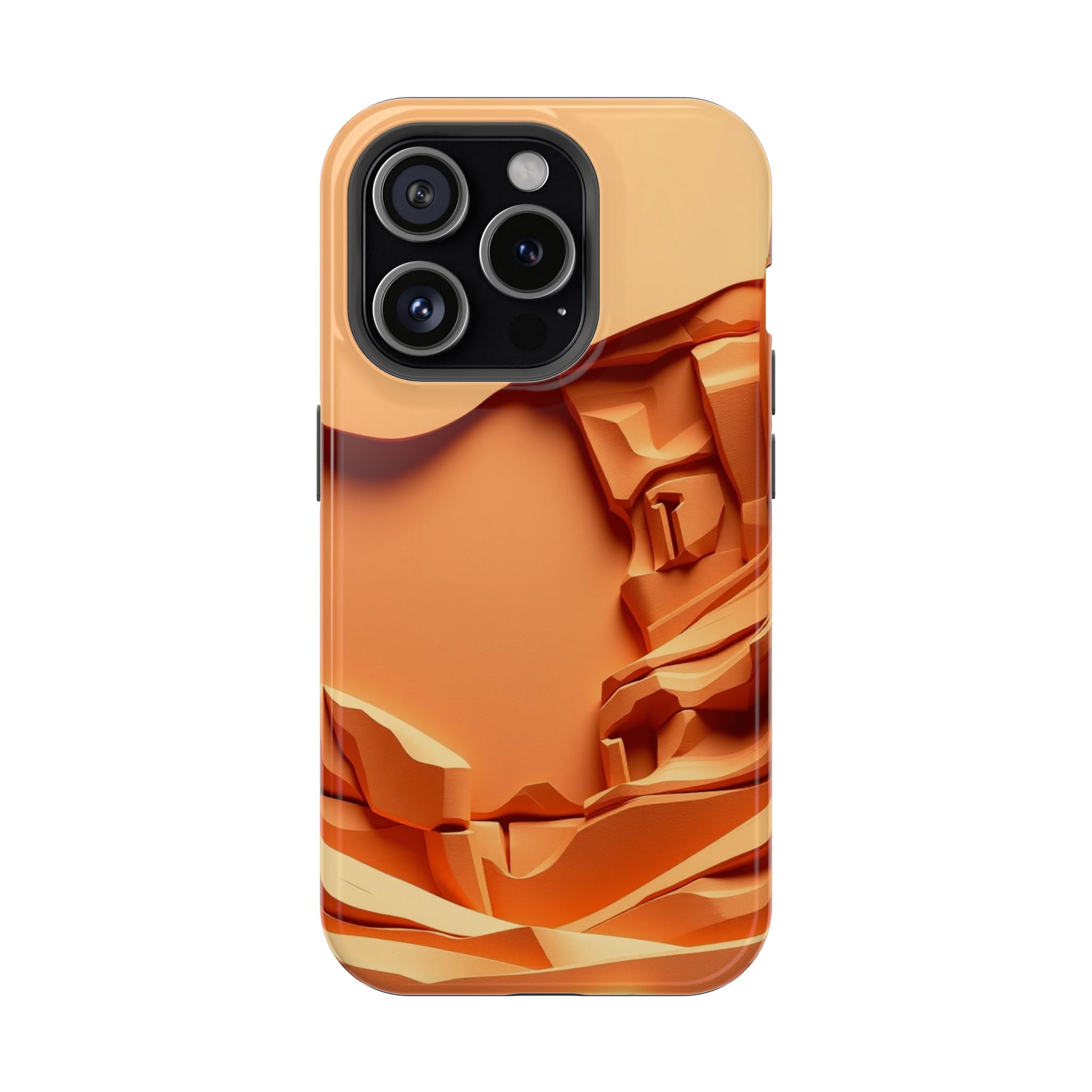 iPhone Burnt Orange And Sand Canyon Wall Slim Everyday iPhone 12 · iPhone Case